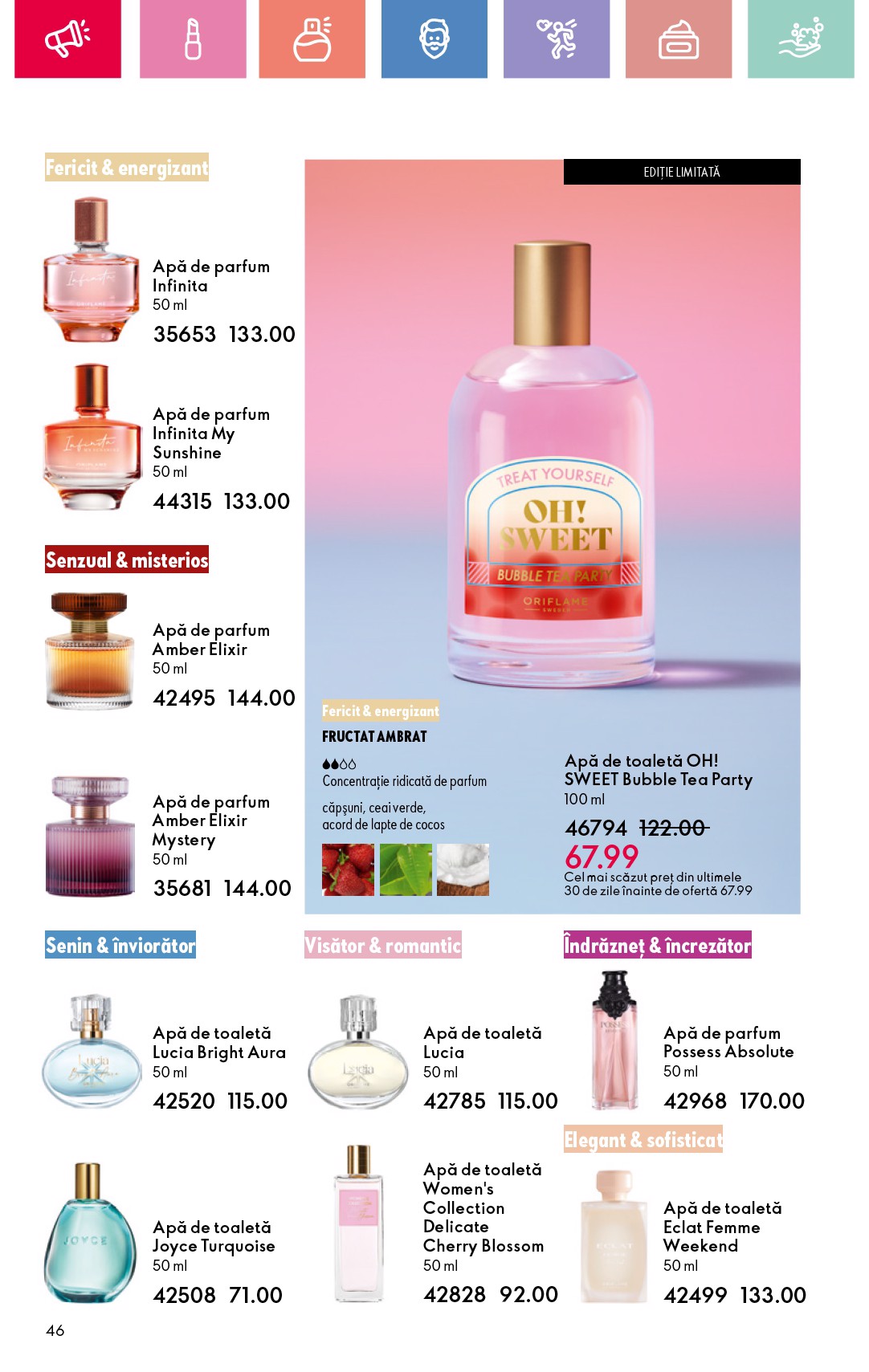 oriflame - Catalog Oriflame valabil din 27.07. până pe 19.08. - page: 46 oriflame - Catalog Oriflame valabil din 27.07. până pe 19.08. - page: 46