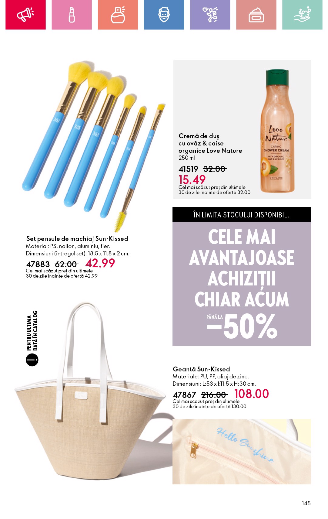 oriflame - Catalog Oriflame valabil din 27.07. până pe 19.08. - page: 145 oriflame - Catalog Oriflame valabil din 27.07. până pe 19.08. - page: 145