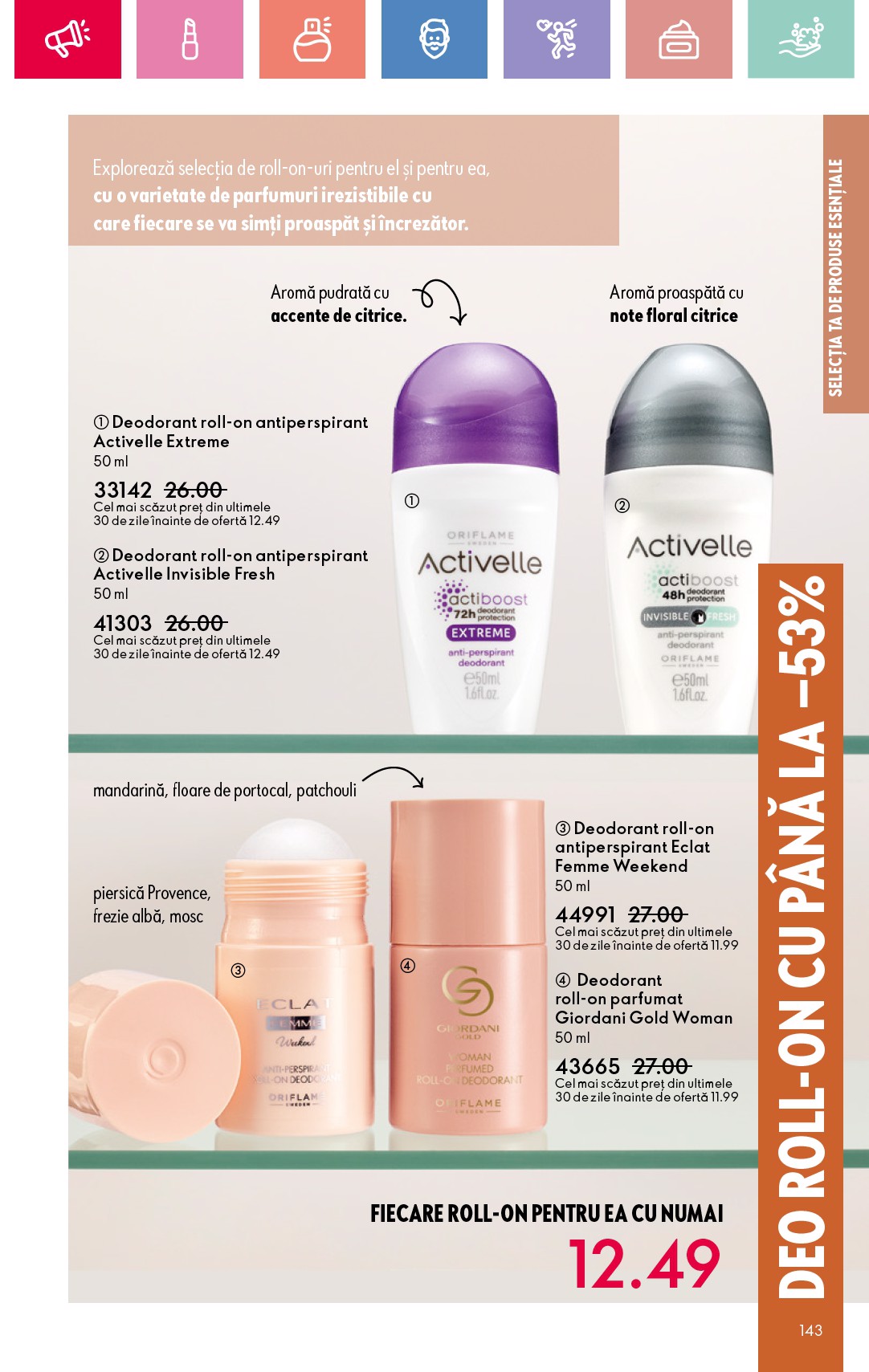 oriflame - Catalog Oriflame online – oferte valabile din 20.08. - page: 143