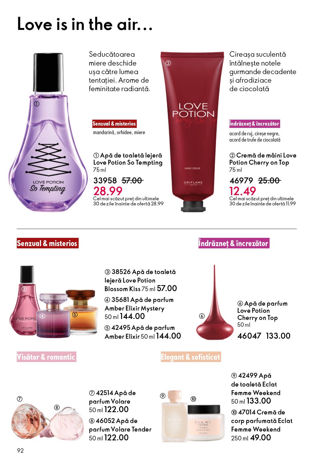 oriflame - Catalog Oriflame online – oferte valabile din 10.09. - page: 92