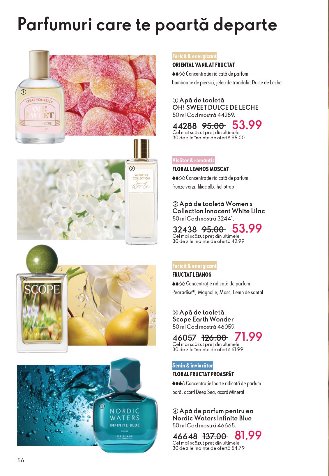 oriflame - Catalog Oriflame online – oferte valabile din 12.11. - page: 56