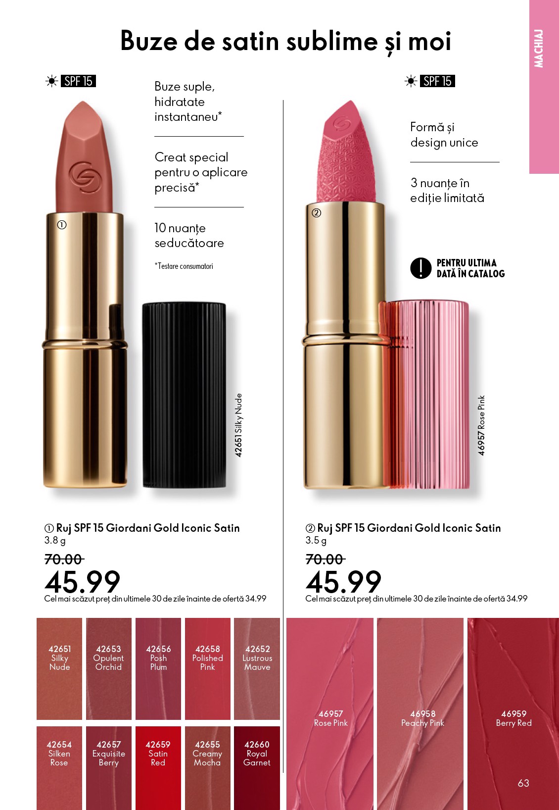oriflame - Catalog Oriflame online – oferte valabile din 03.12. - page: 63