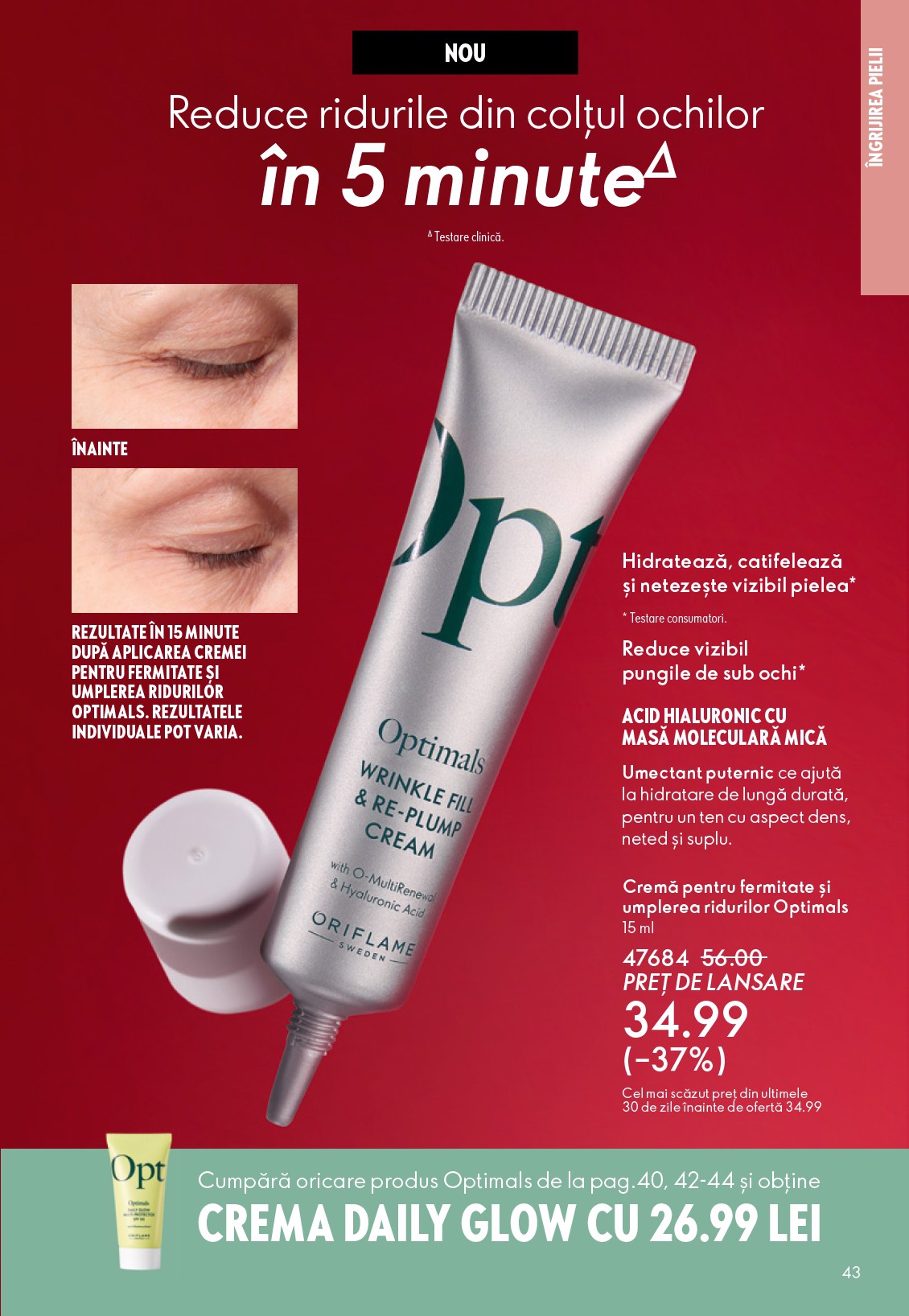 oriflame - Catalog Oriflame online – oferte valabile din 25.03.2026 - page: 43