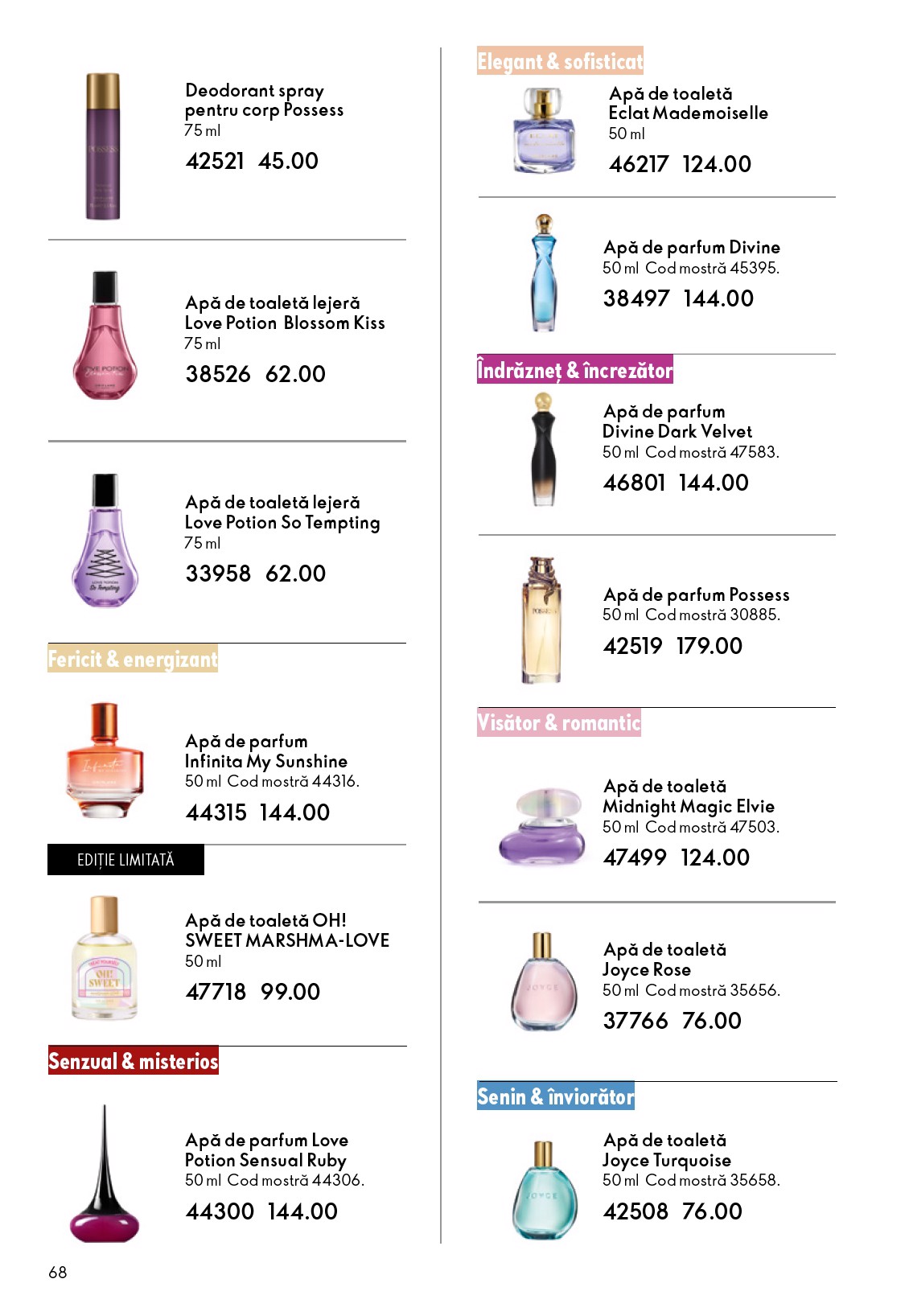 oriflame - Catalog Oriflame online – oferte valabile din 25.03.2026 - page: 68
