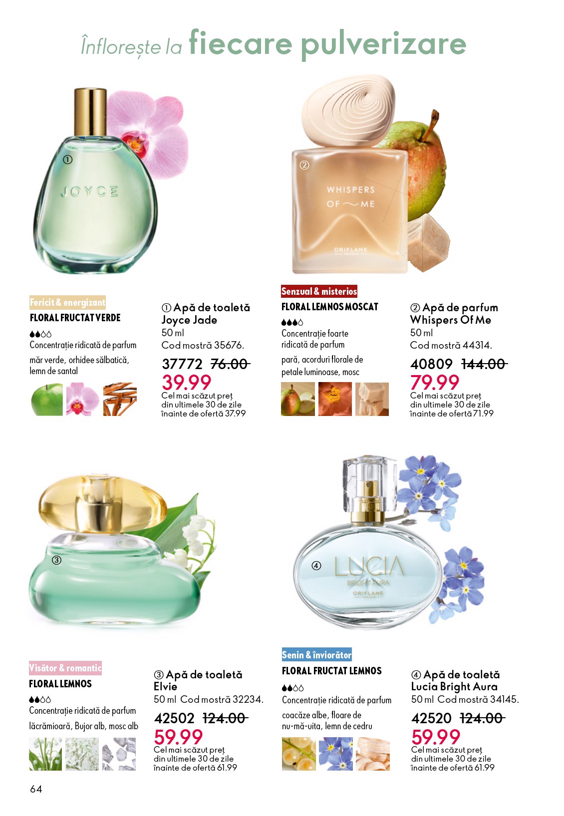 oriflame - Catalog Oriflame online – oferte valabile din 25.03.2026 - page: 64