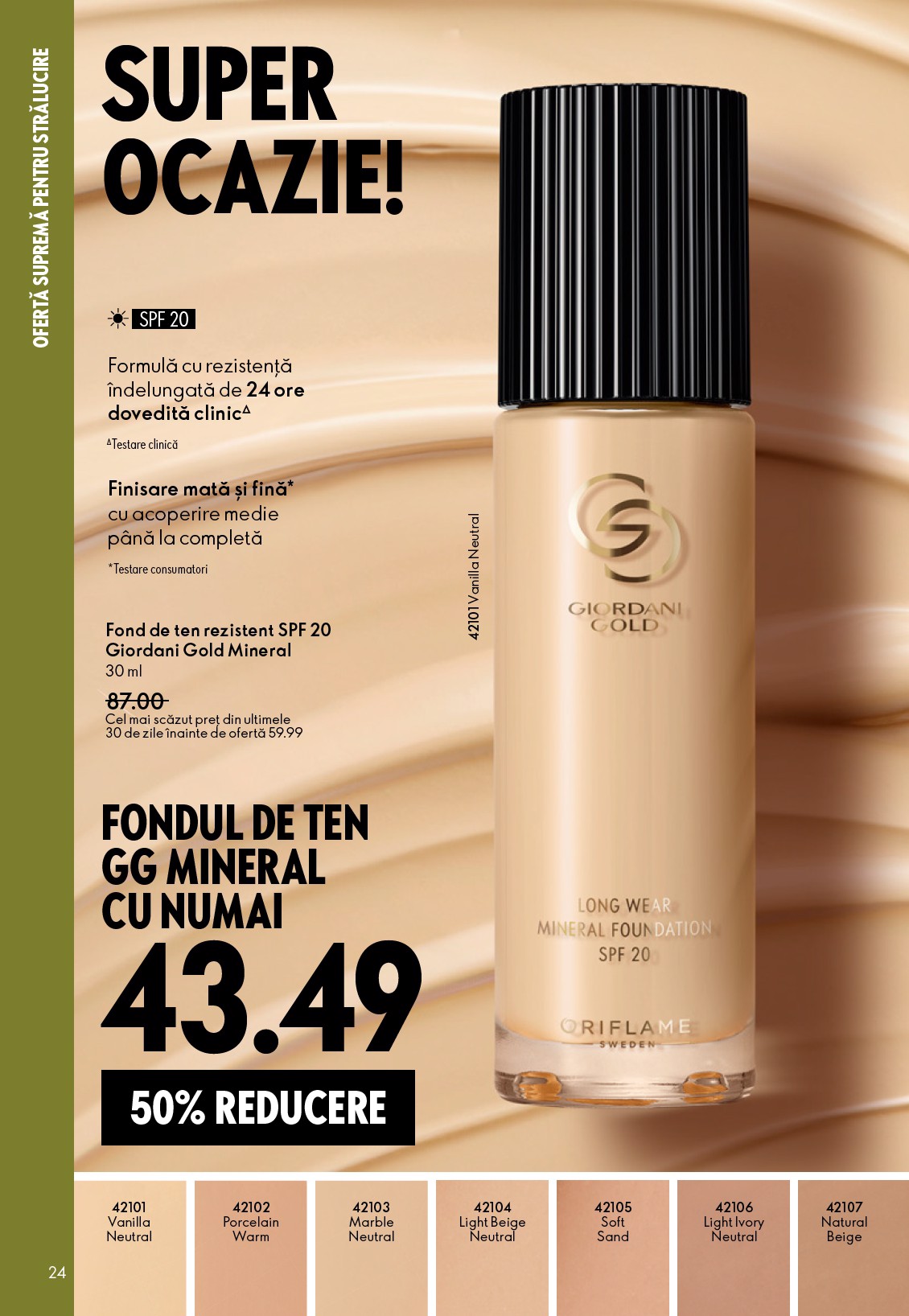 oriflame - Catalog Oriflame online – oferte valabile din 25.03.2026 - page: 24