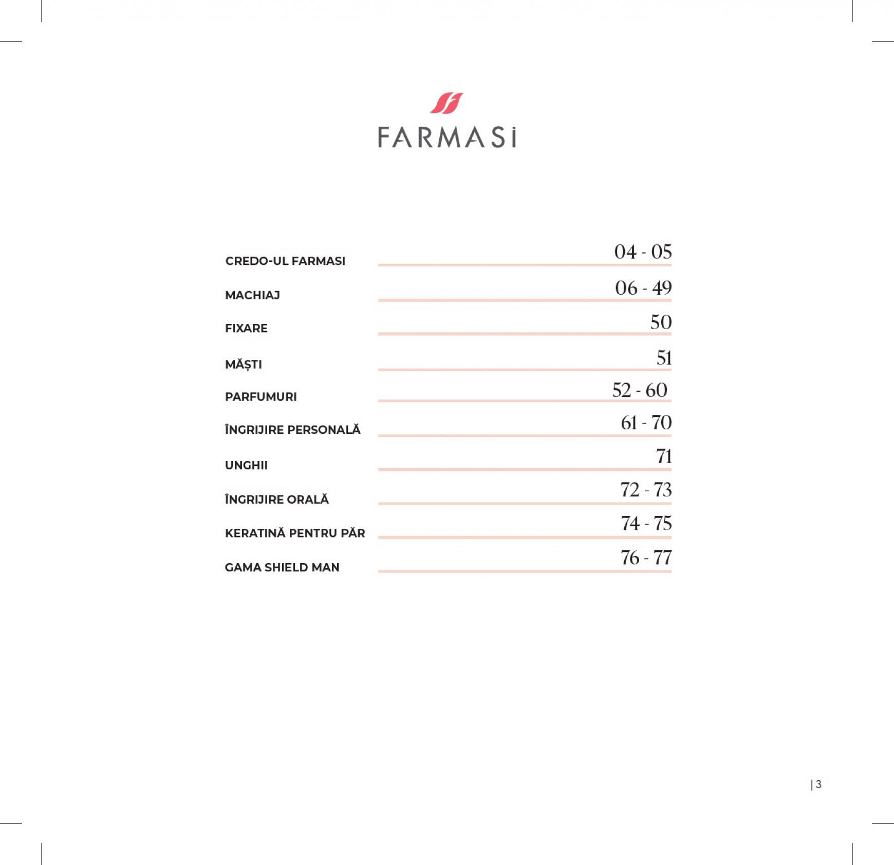 farmasi - Catalog nou Farmasi 01.06. - 31.08. - page: 3 farmasi - Catalog nou Farmasi 01.06. - 31.08. - page: 3