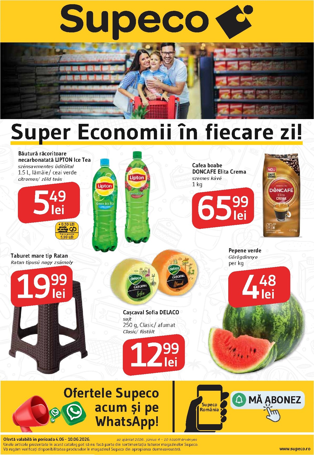 supeco - Pliantele viitoare Supeco - Bilingv valabil de la joi 04.06.2026 până la miercuri 10.06.2026