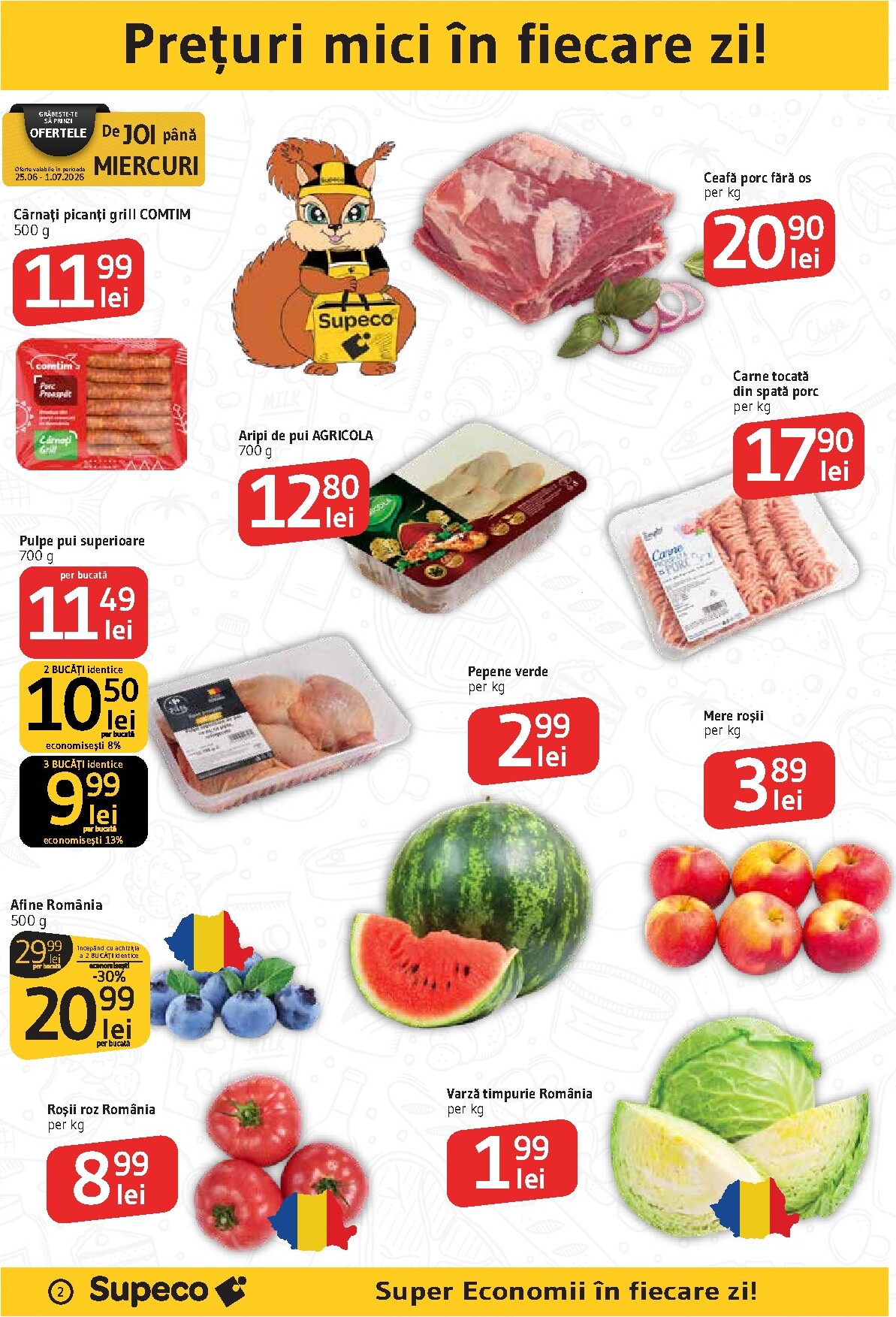 supeco - Pliantele viitoare Supeco - Dragomiresti, Baia Mare si Satu Mare valabil de la joi 25.06.2026 până la miercuri 08.07.2026 - page: 2