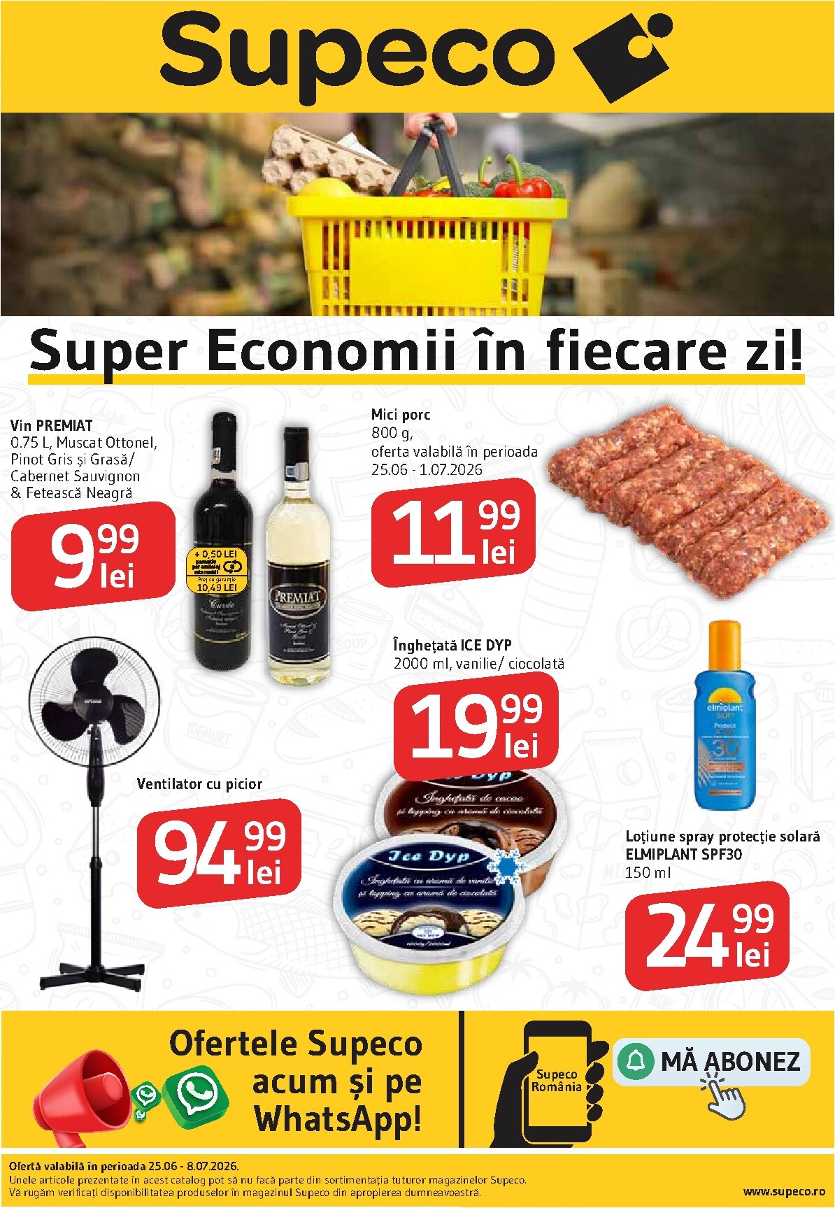 supeco - Brosura Supeco valabilă de la joi 25.06.2026 până la miercuri 08.07.2026 - page: 1