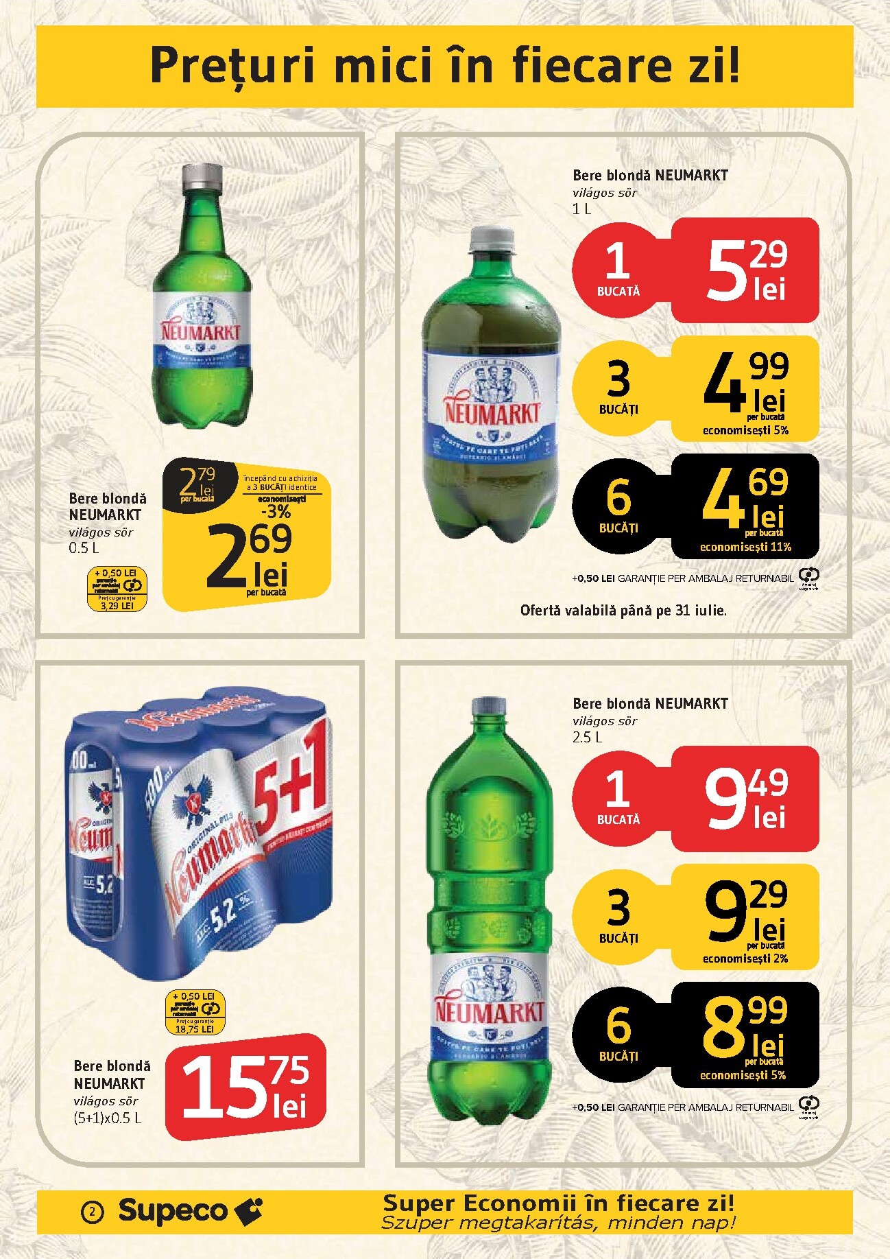 supeco - Pliantele viitoare Supeco - Bilingv valabil de la joi 09.07.2026 până la miercuri 22.07.2026 - page: 2