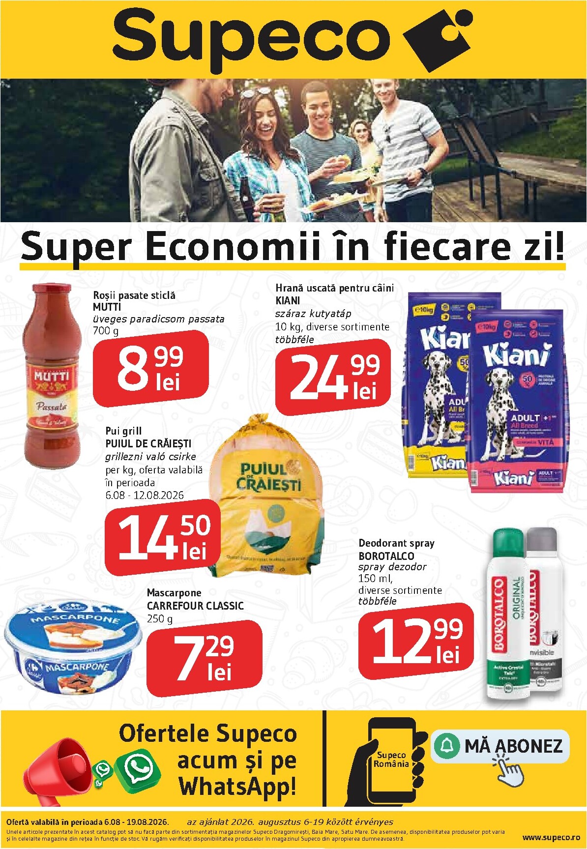 supeco - Brosura Supeco - Bilingv valabilă de la joi 06.08.2026 până la miercuri 19.08.2026