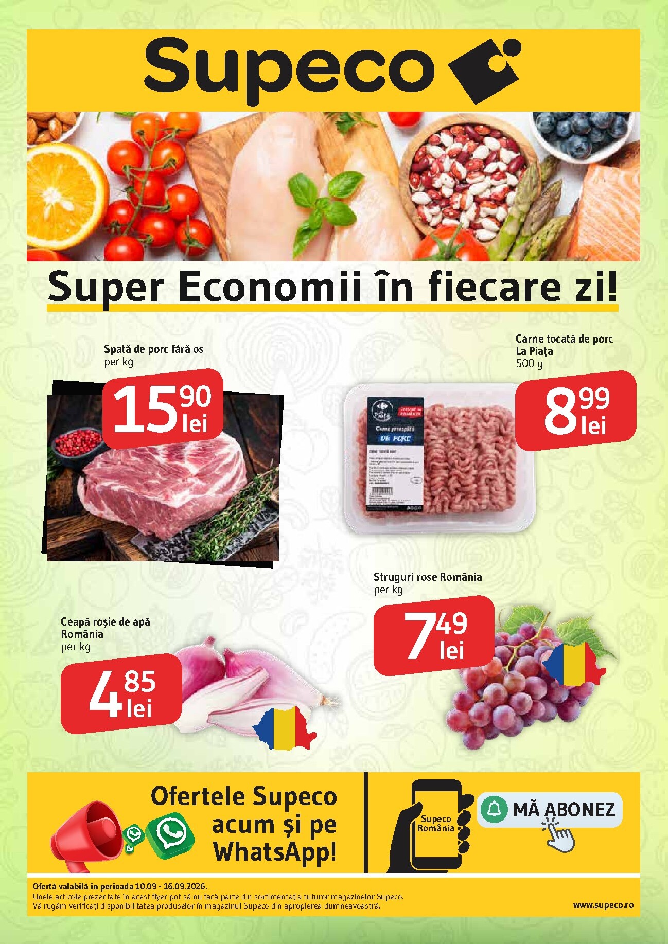 supeco - Pliantele viitoare Supeco - Catalog PF valabil de la joi 10.09.2026 până la miercuri 16.09.2026