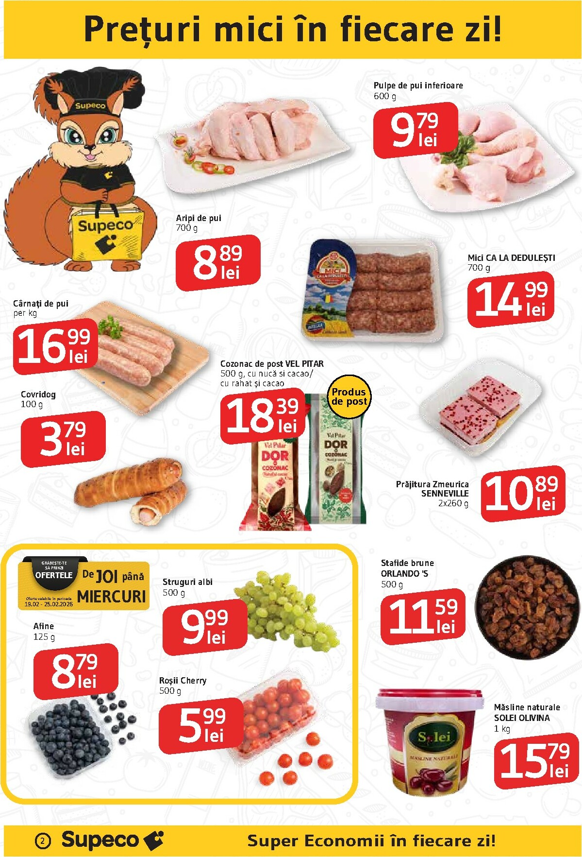 supeco - Catalog Supeco - Dragomiresti online – oferte valabile din 19.02.2026 - page: 2