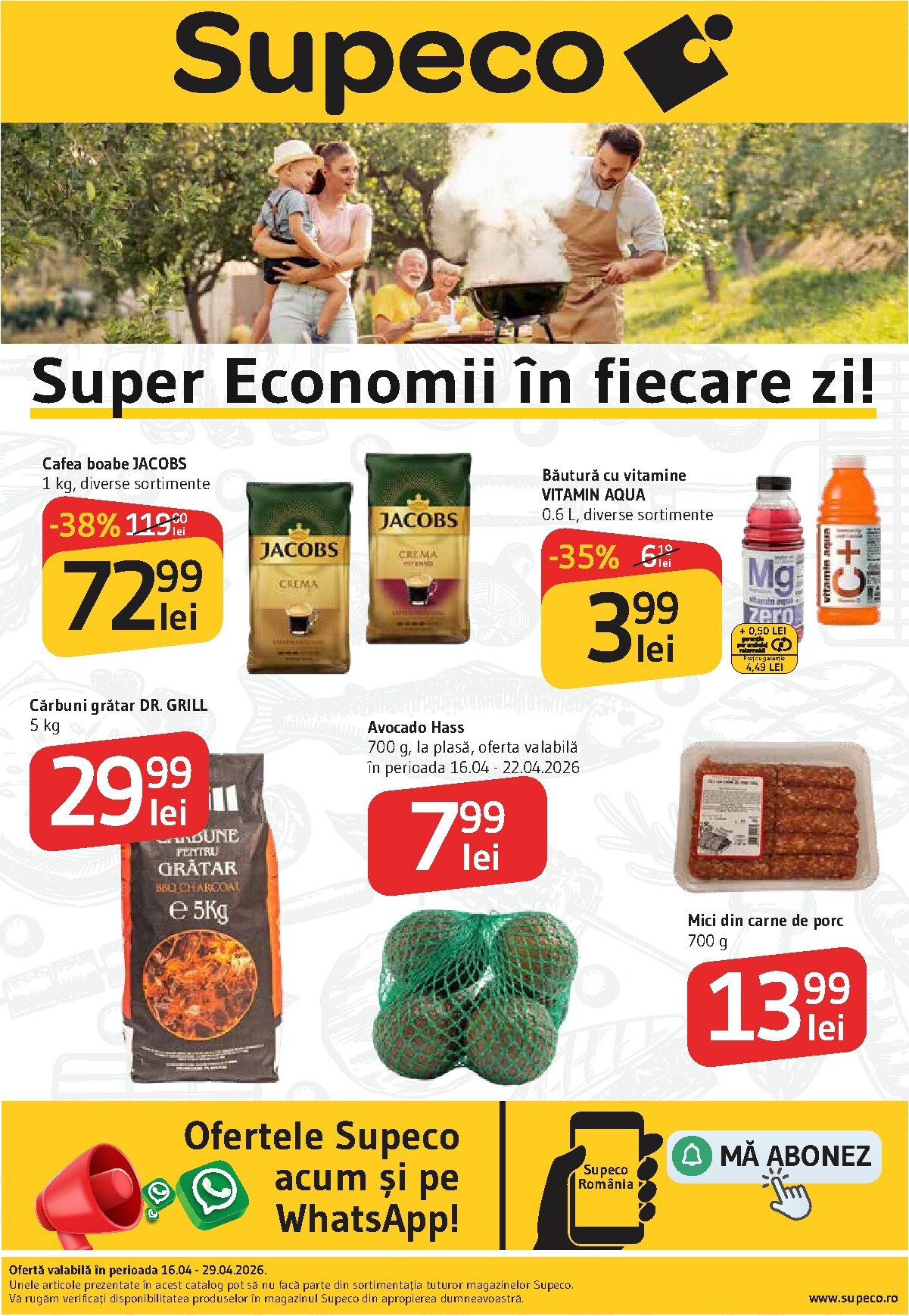 supeco - Pliantele viitoare Supeco valabil de la joi 16.04.2026 până la miercuri 29.04.2026