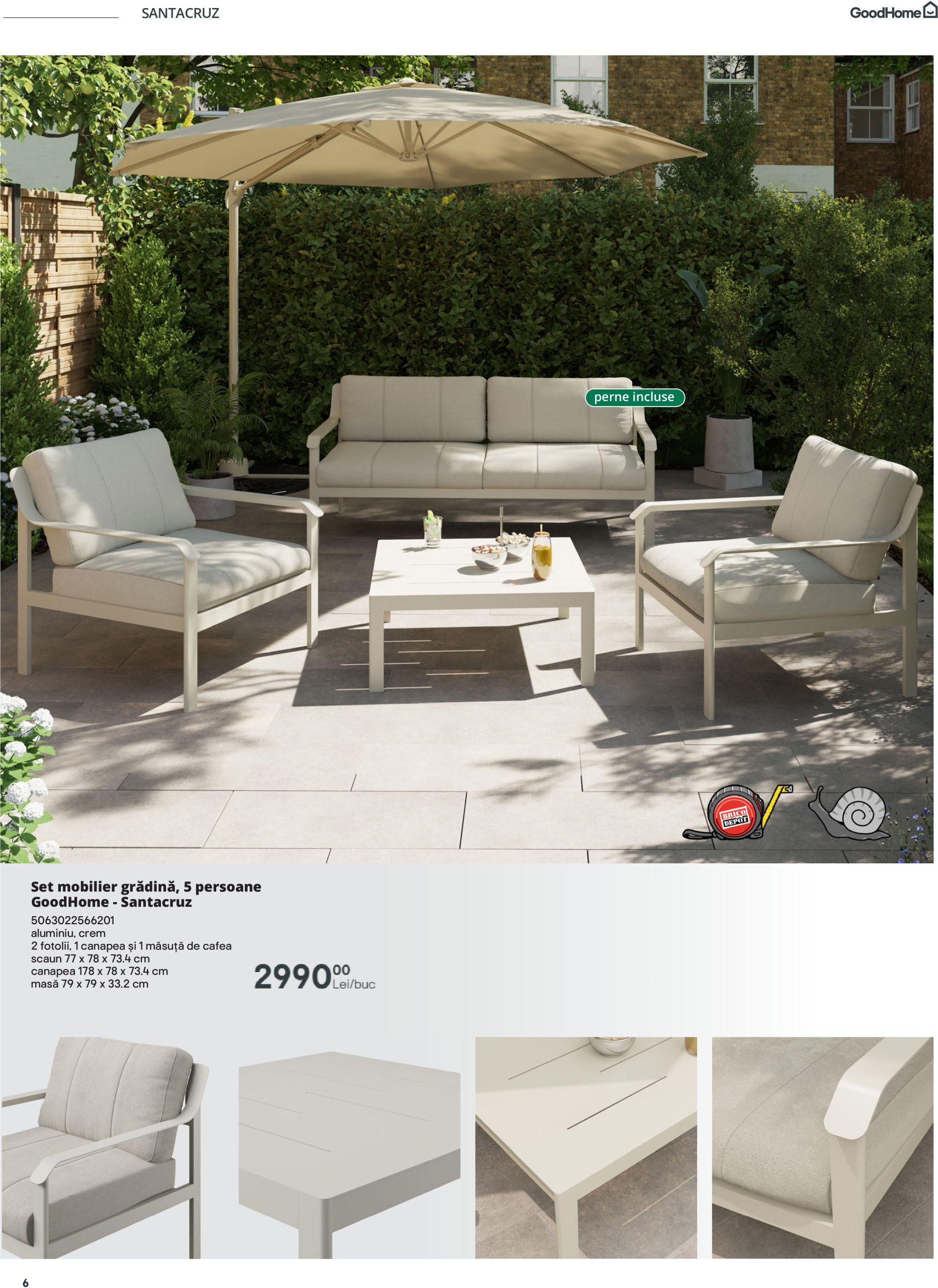brico-depot - Catalog Brico Dépôt - Mobilier de grădină valabil din 28.03. - 31.10. - page: 6 brico-depot - Catalog Brico Dépôt - Mobilier de grădină valabil din 28.03. - 31.10. - page: 6