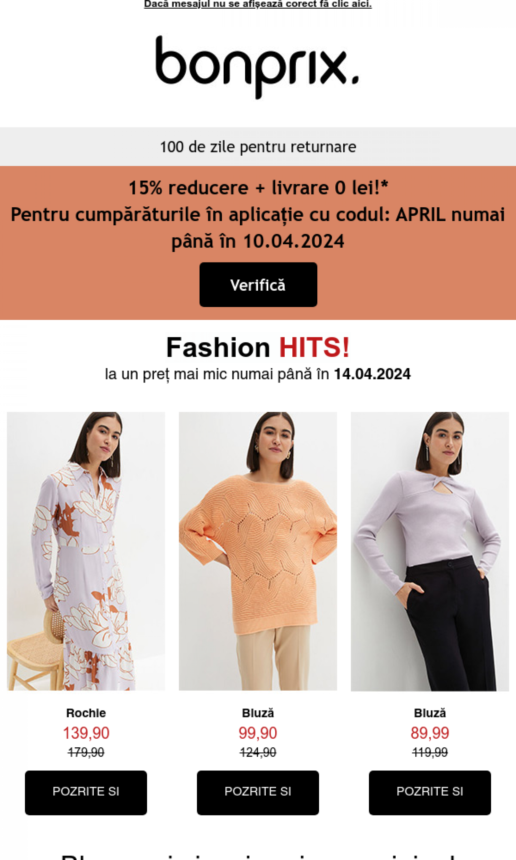 bonprix - newsletter bonprix valabil de la 10.04.2024