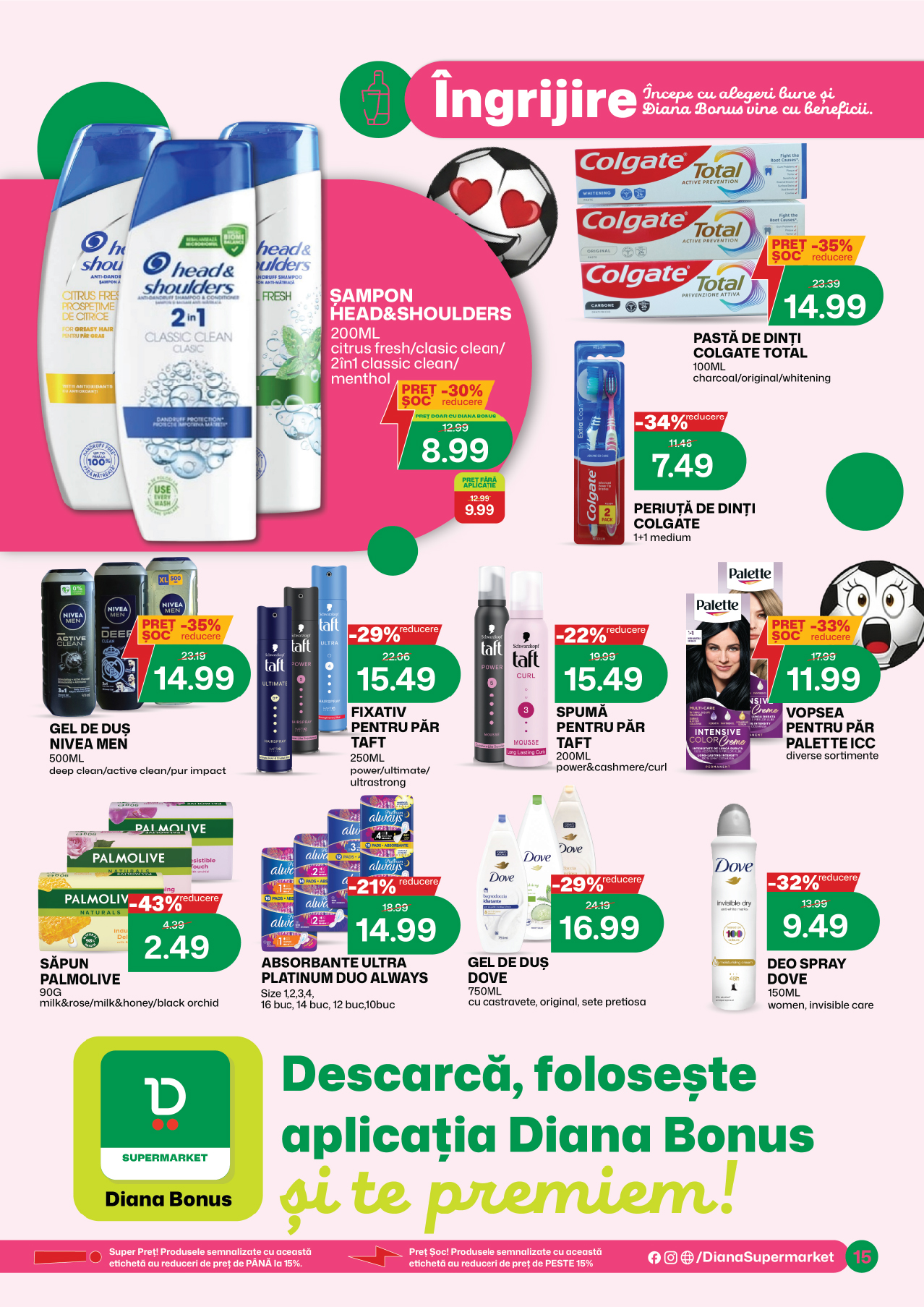 diana - Brosura Diana - Magazine valabilă de la miercuri 01.07.2026 până la miercuri 15.07.2026 - page: 14