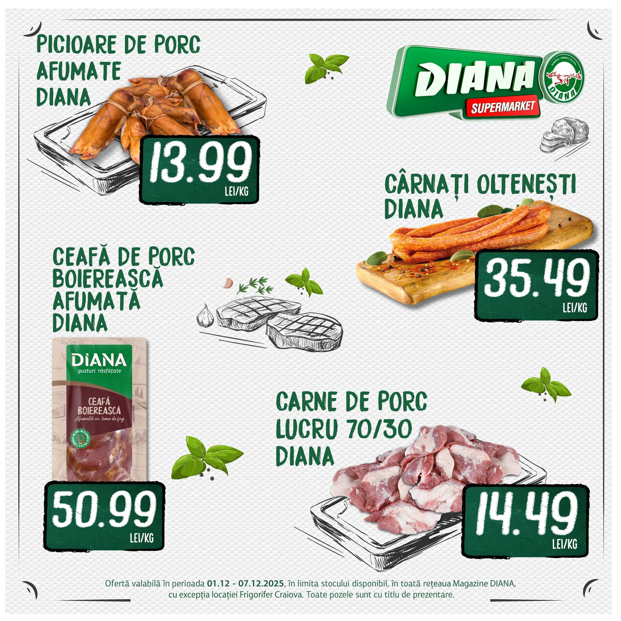 diana - Catalog Diana - Salam Afumat online – oferte valabile din 01.12.