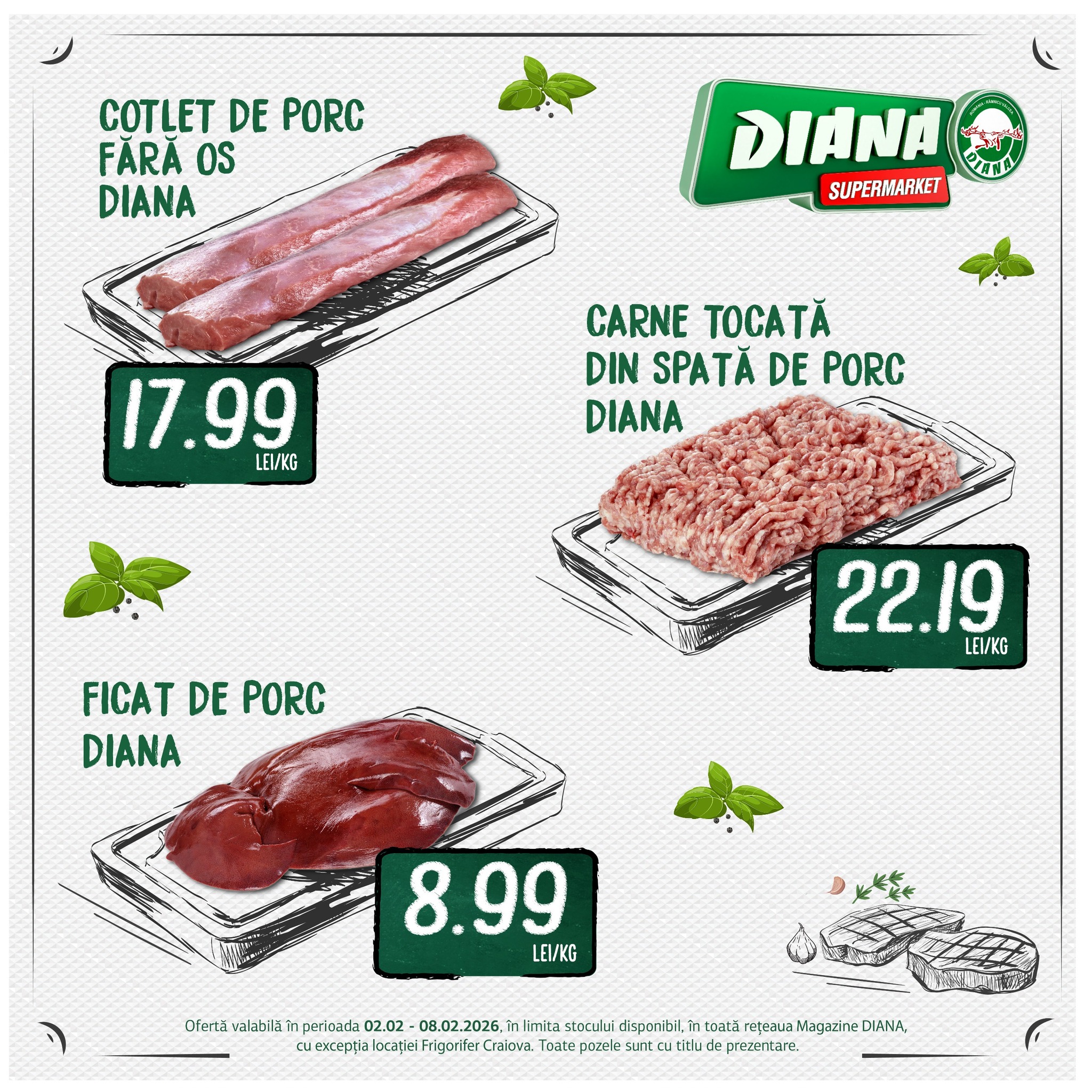 diana - Catalog Diana - Carne online – oferte valabile din 02.02.2026