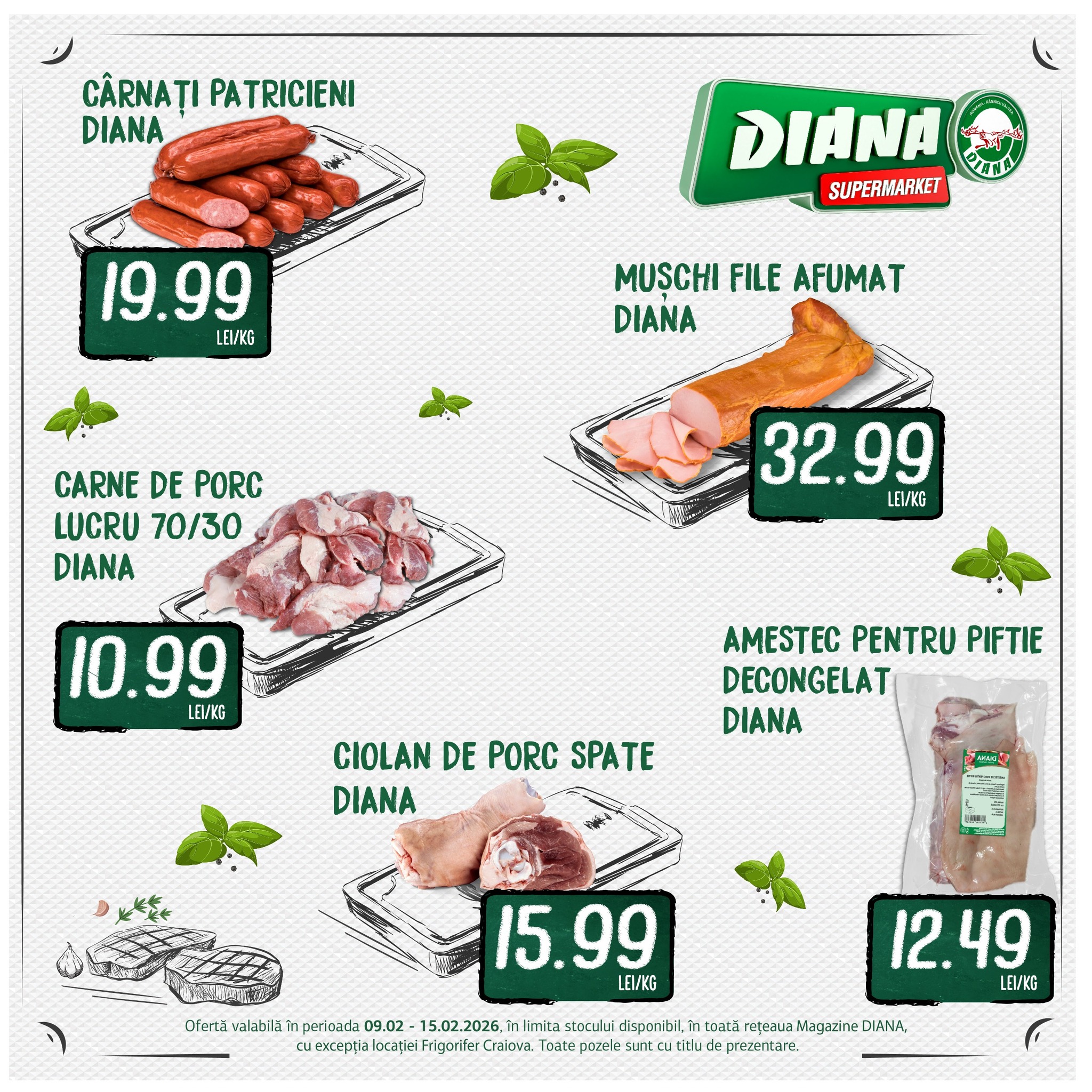 diana - Catalog Diana - Salam Afumat online – oferte valabile din 09.02.2026