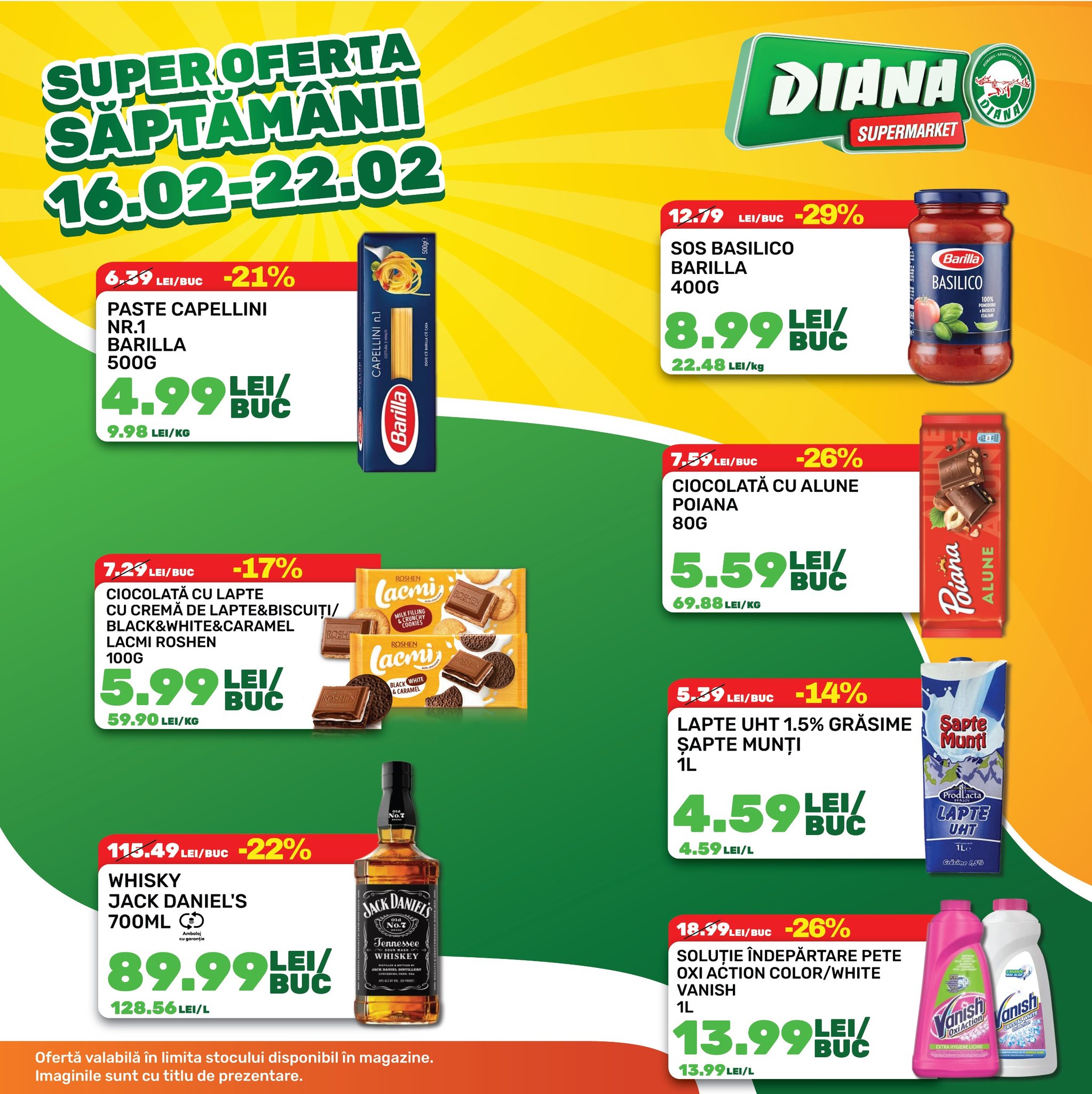 diana - Catalog Diana - Oferta săptămânală online – oferte valabile din 16.02.2026 - page: 1