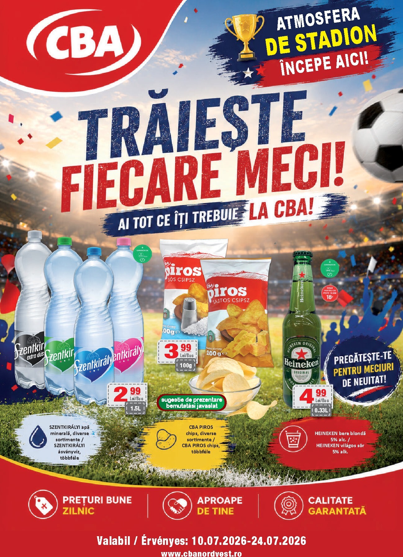 cba - CBA pliante pentru săptămâna viitoare de la vineri 10.07.2026 până la vineri 24.07.2026