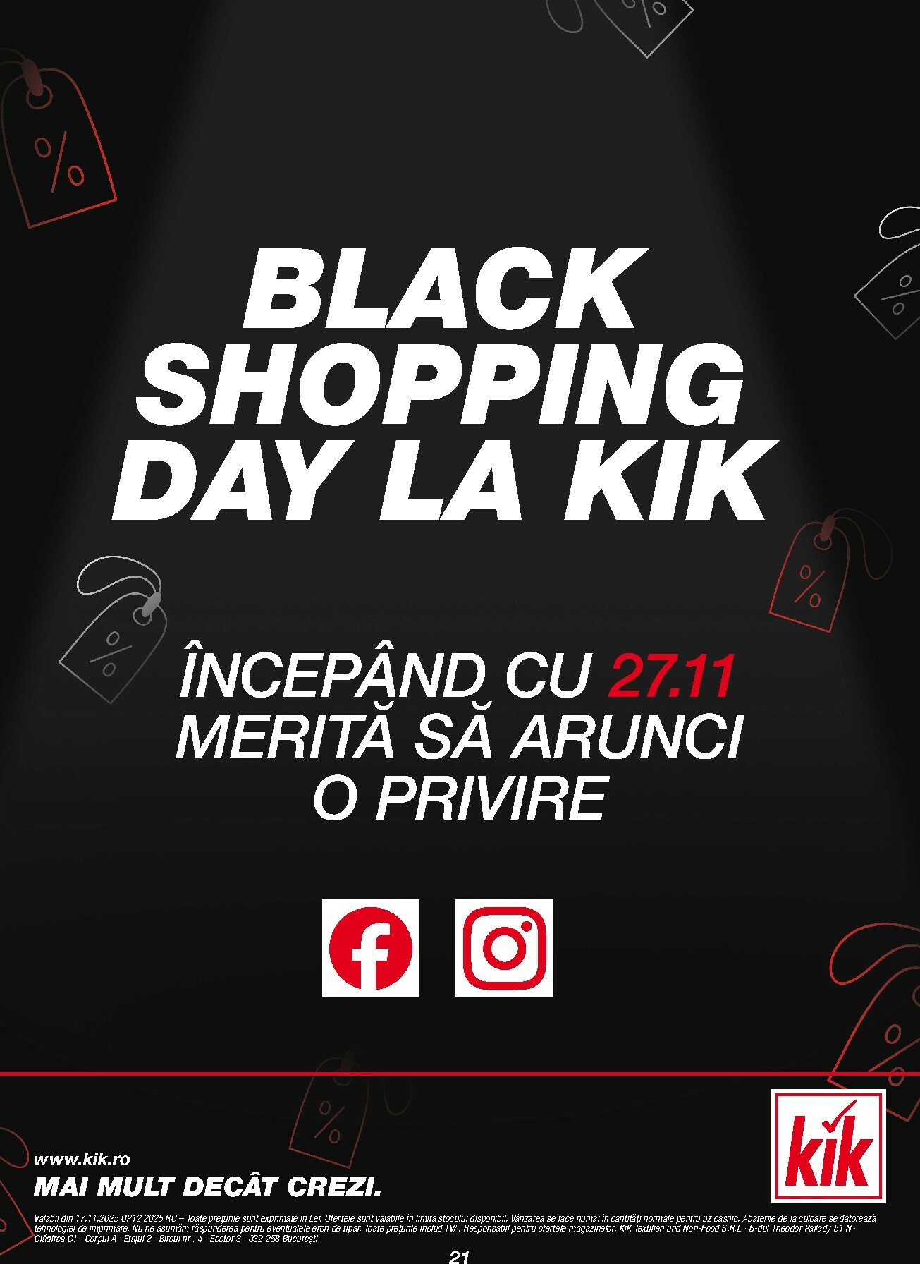 kik - Catalog KiK - Black Friday online – oferte valabile din 17.11. - page: 21