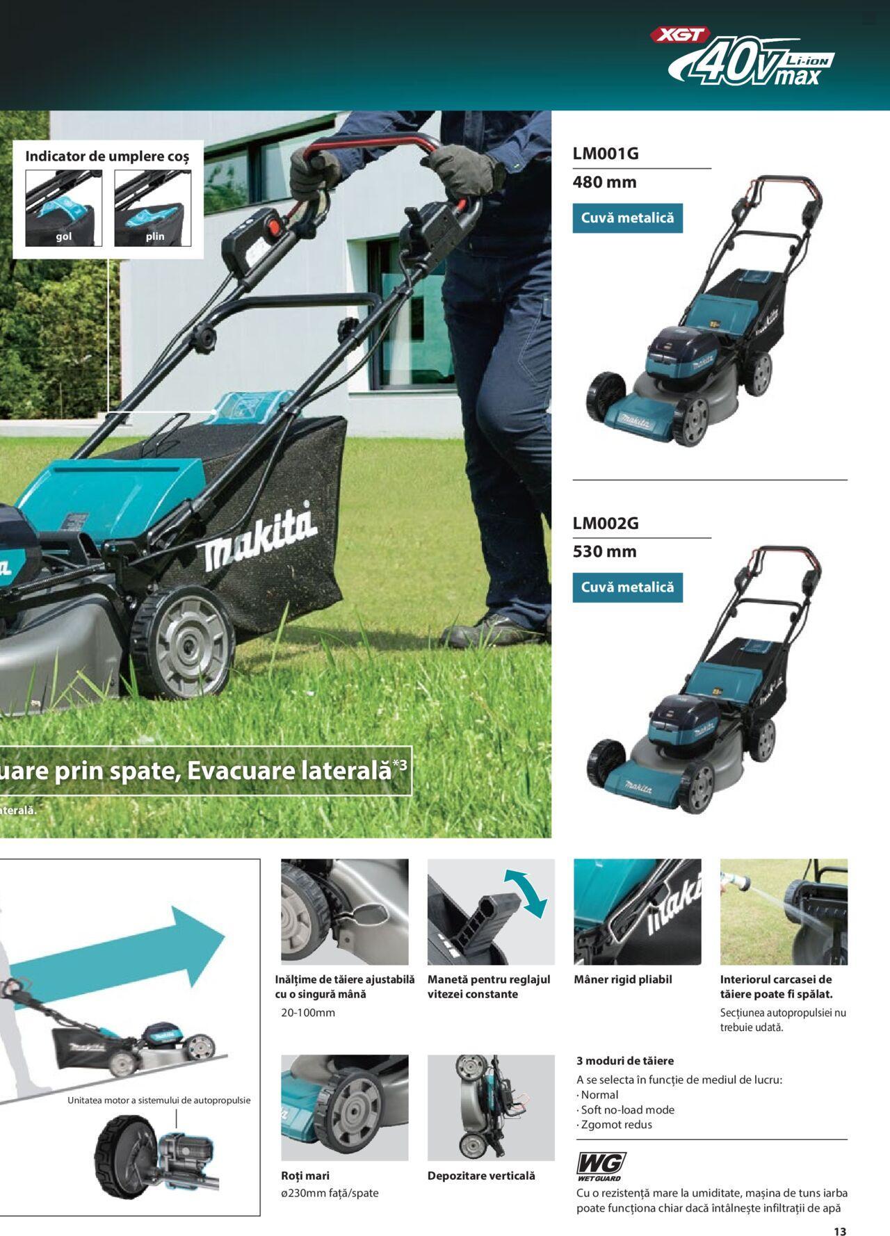makita - Makita catalog - Masini de gradina Makita XGT de joi 20.06.2024 - page: 13 makita - Makita catalog - Masini de gradina Makita XGT de joi 20.06.2024 - page: 13