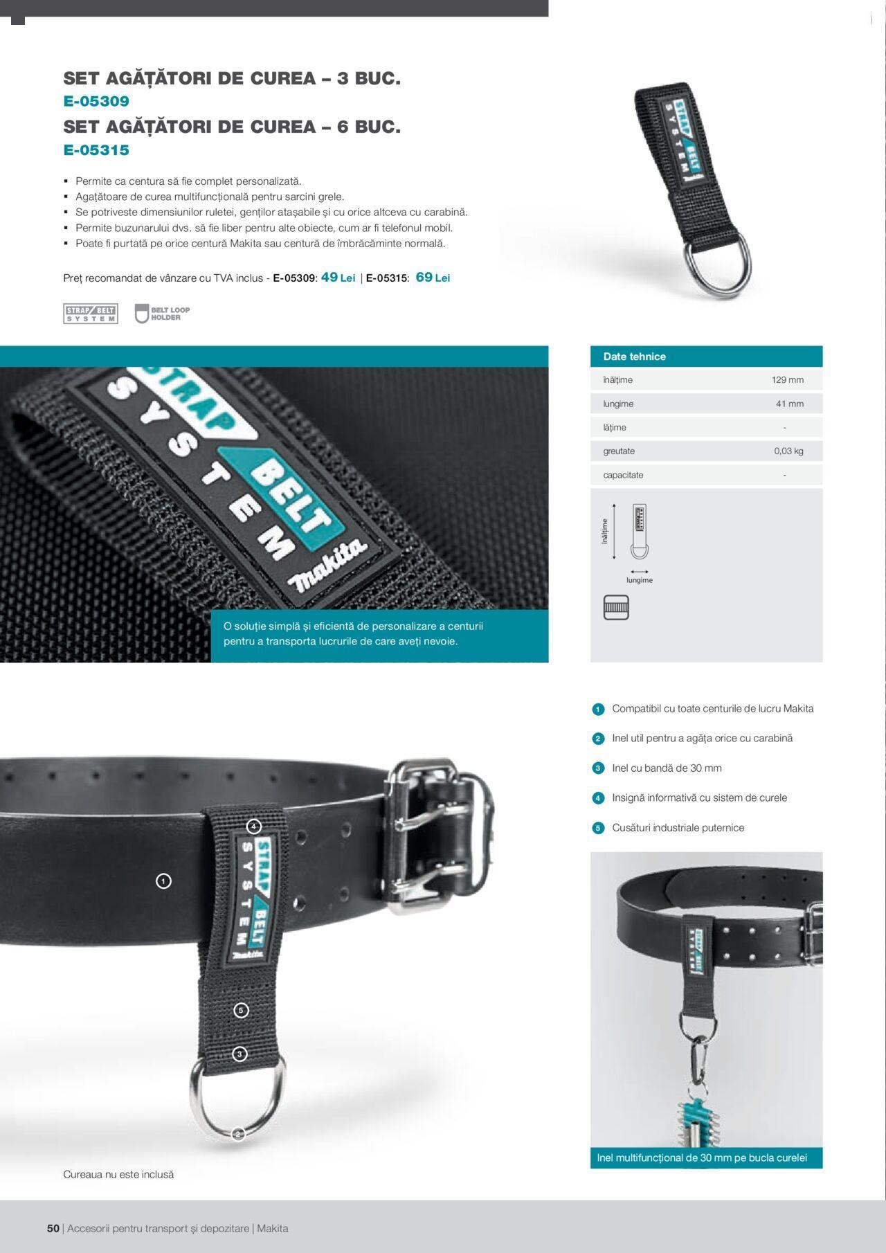 makita - Makita catalog - Accesorii pentru transport si depozitare de luni 06.09.2021 - page: 50 makita - Makita catalog - Accesorii pentru transport si depozitare de luni 06.09.2021 - page: 50