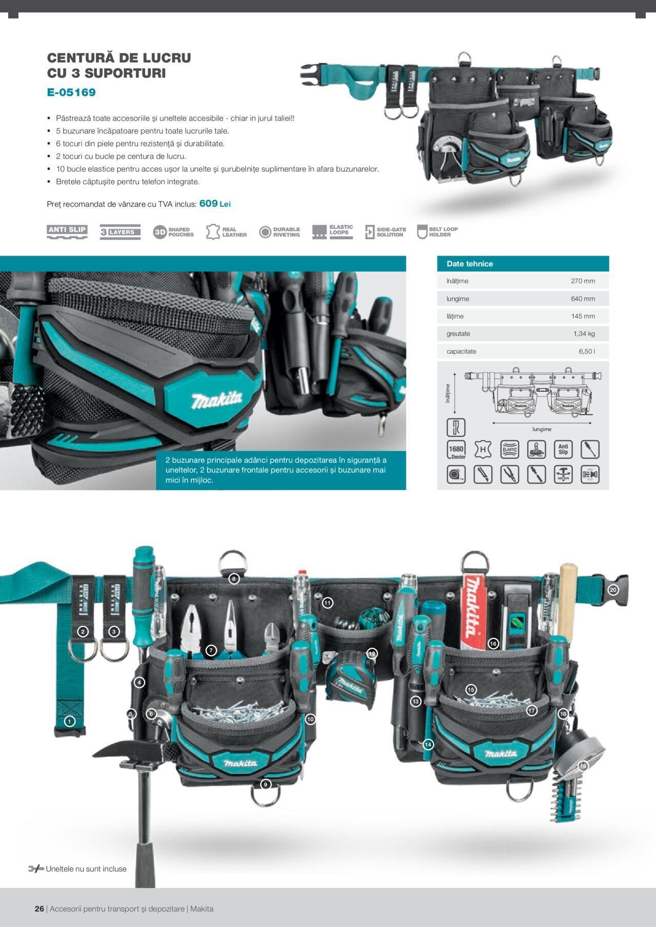 makita - Makita catalog - Accesorii pentru transport si depozitare de luni 06.09.2021 - page: 26 makita - Makita catalog - Accesorii pentru transport si depozitare de luni 06.09.2021 - page: 26