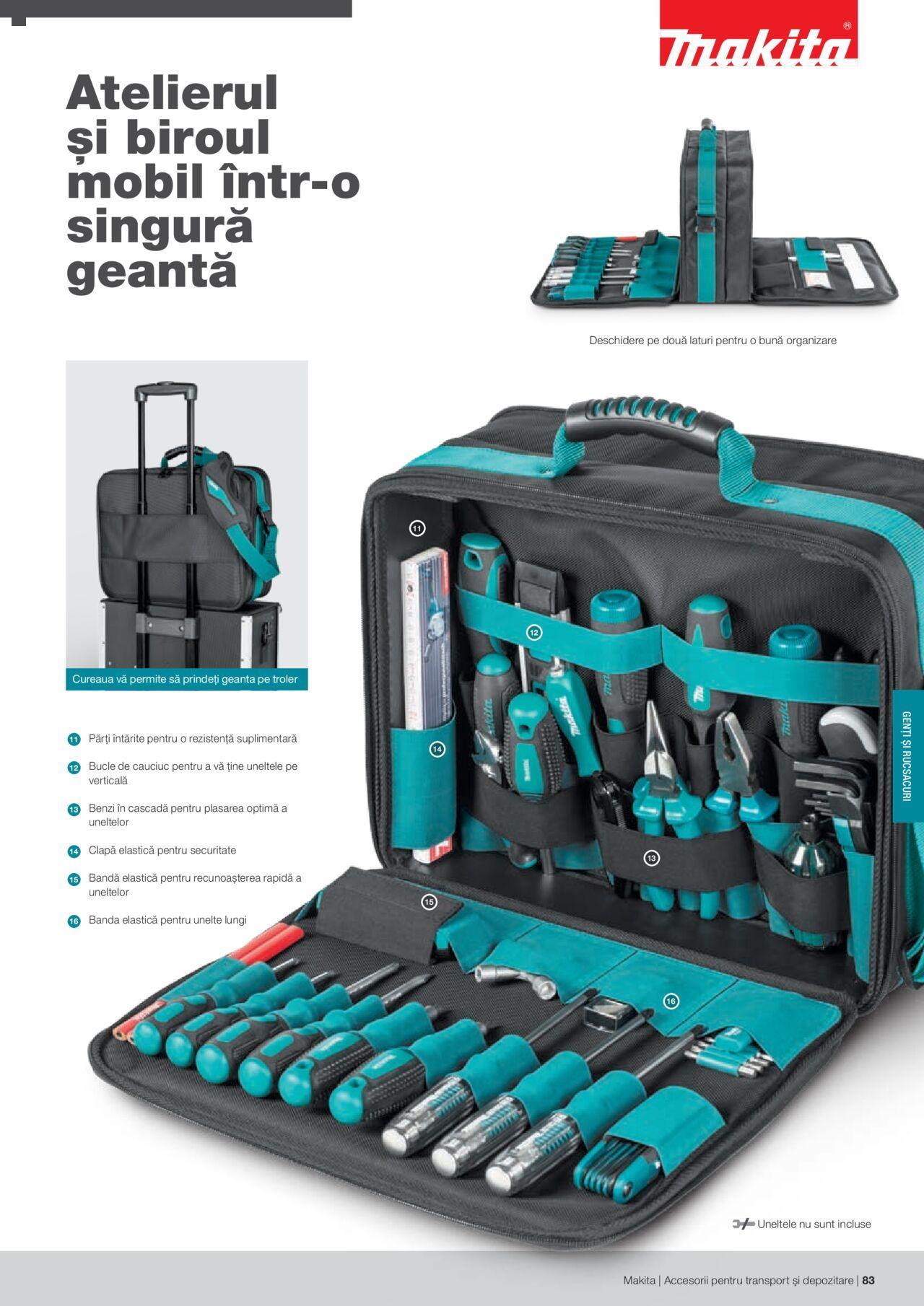 makita - Makita catalog - Accesorii pentru transport si depozitare de luni 06.09.2021 - page: 83 makita - Makita catalog - Accesorii pentru transport si depozitare de luni 06.09.2021 - page: 83