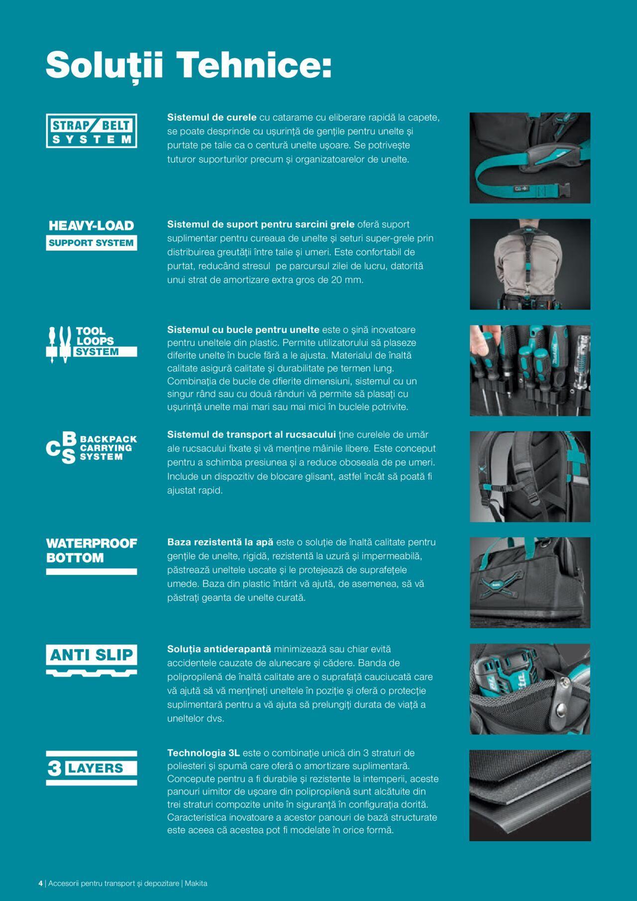 makita - Makita catalog - Accesorii pentru transport si depozitare de luni 06.09.2021 - page: 4 makita - Makita catalog - Accesorii pentru transport si depozitare de luni 06.09.2021 - page: 4