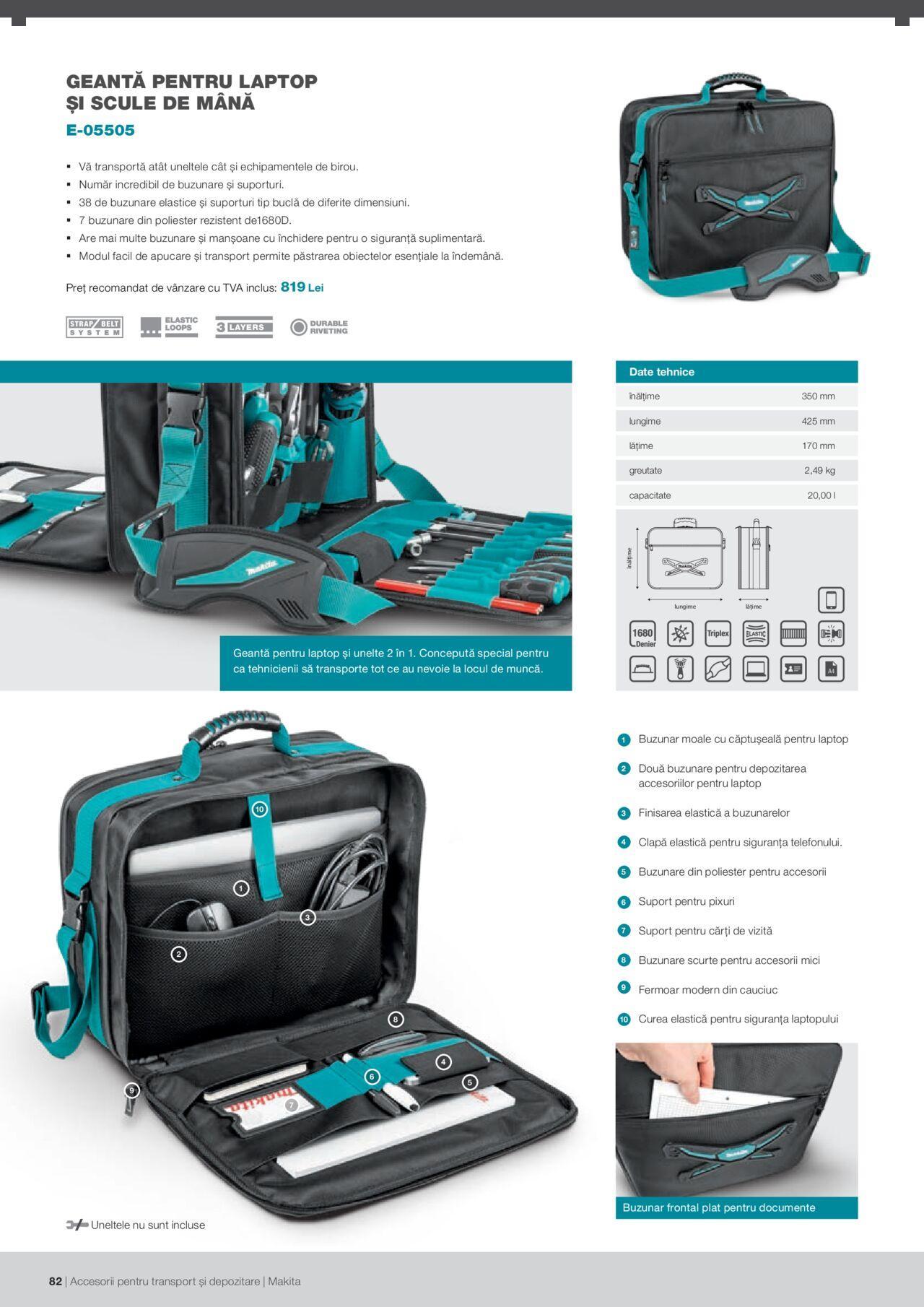 makita - Makita catalog - Accesorii pentru transport si depozitare de luni 06.09.2021 - page: 82 makita - Makita catalog - Accesorii pentru transport si depozitare de luni 06.09.2021 - page: 82