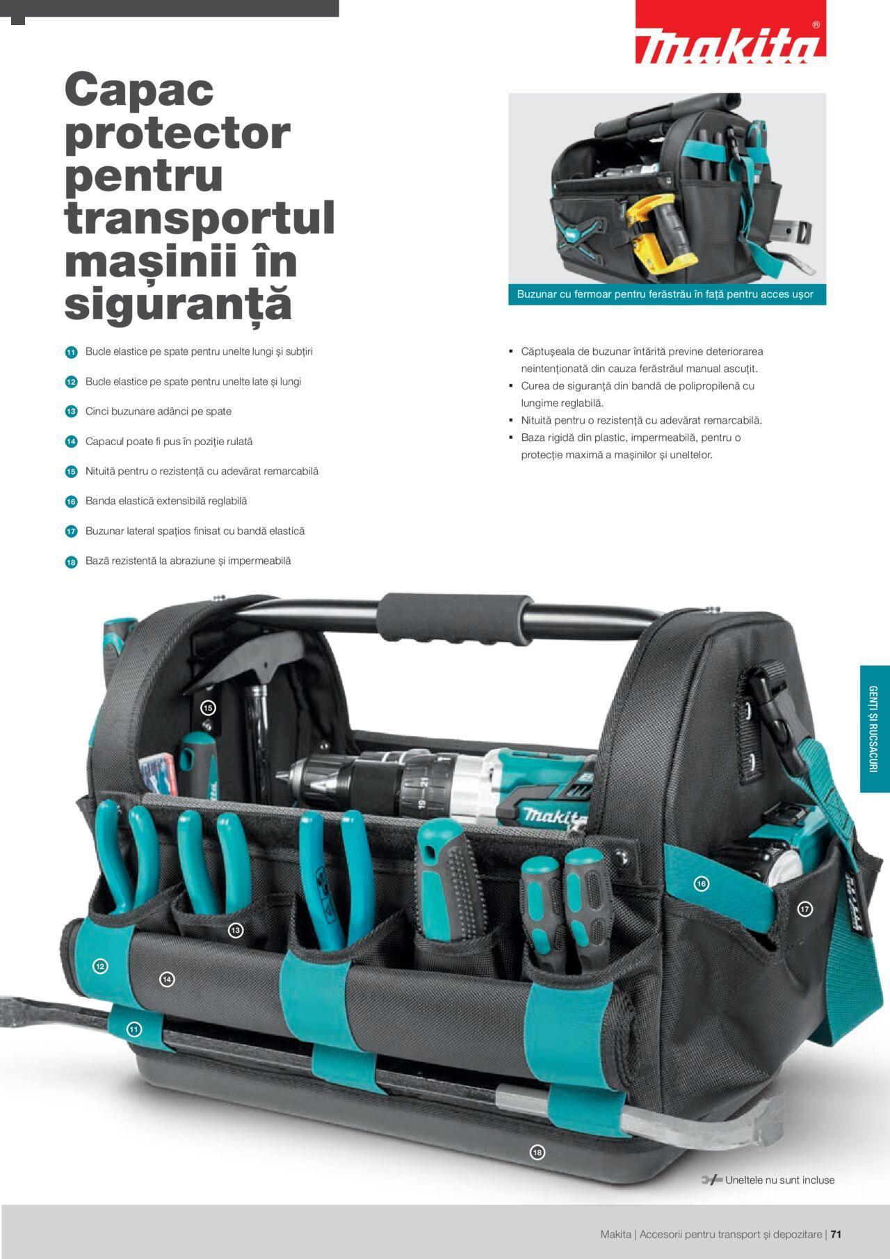 makita - Makita catalog - Accesorii pentru transport si depozitare de luni 06.09.2021 - page: 71 makita - Makita catalog - Accesorii pentru transport si depozitare de luni 06.09.2021 - page: 71