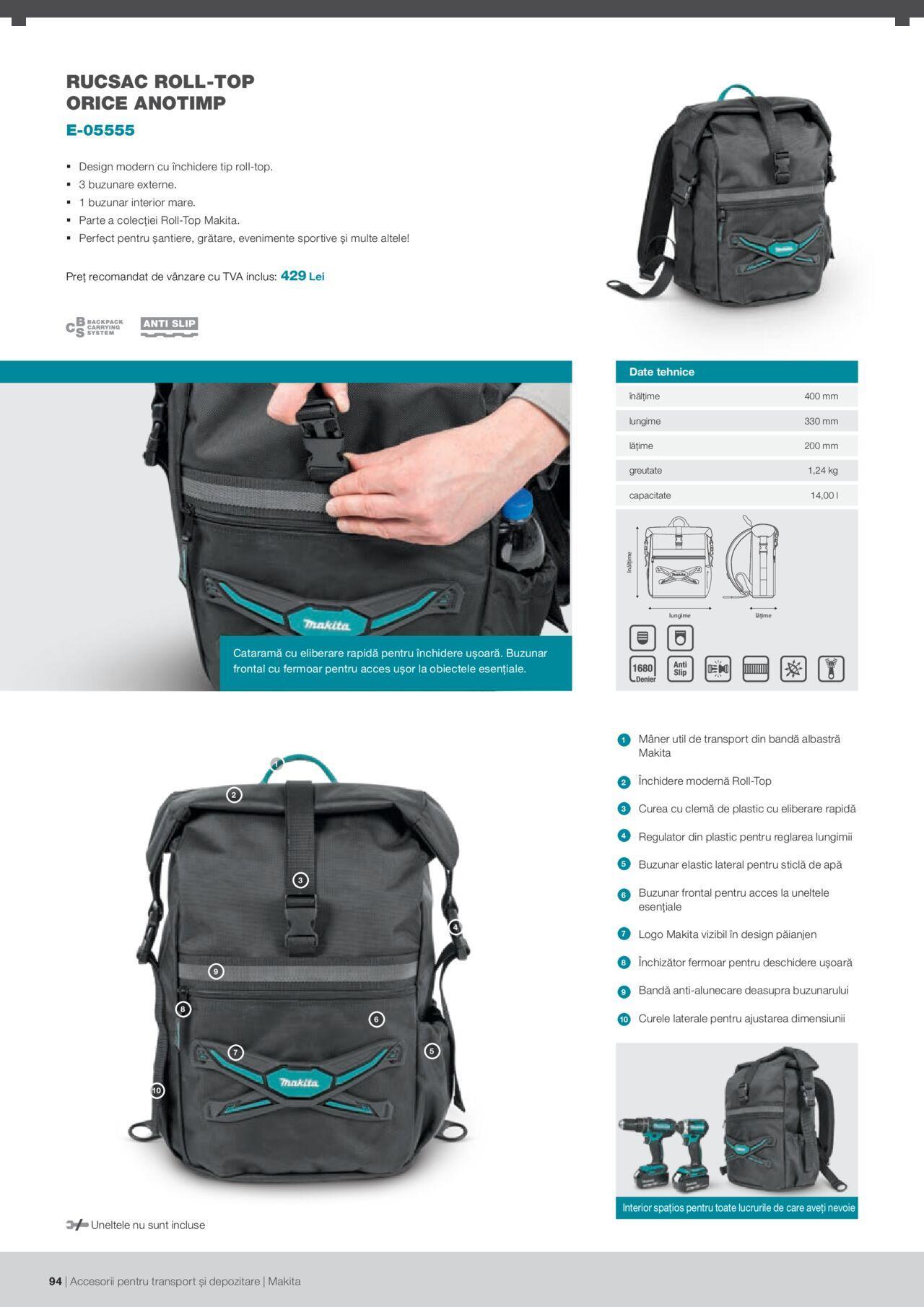 makita - Makita catalog - Accesorii pentru transport si depozitare de luni 06.09.2021 - page: 94 makita - Makita catalog - Accesorii pentru transport si depozitare de luni 06.09.2021 - page: 94