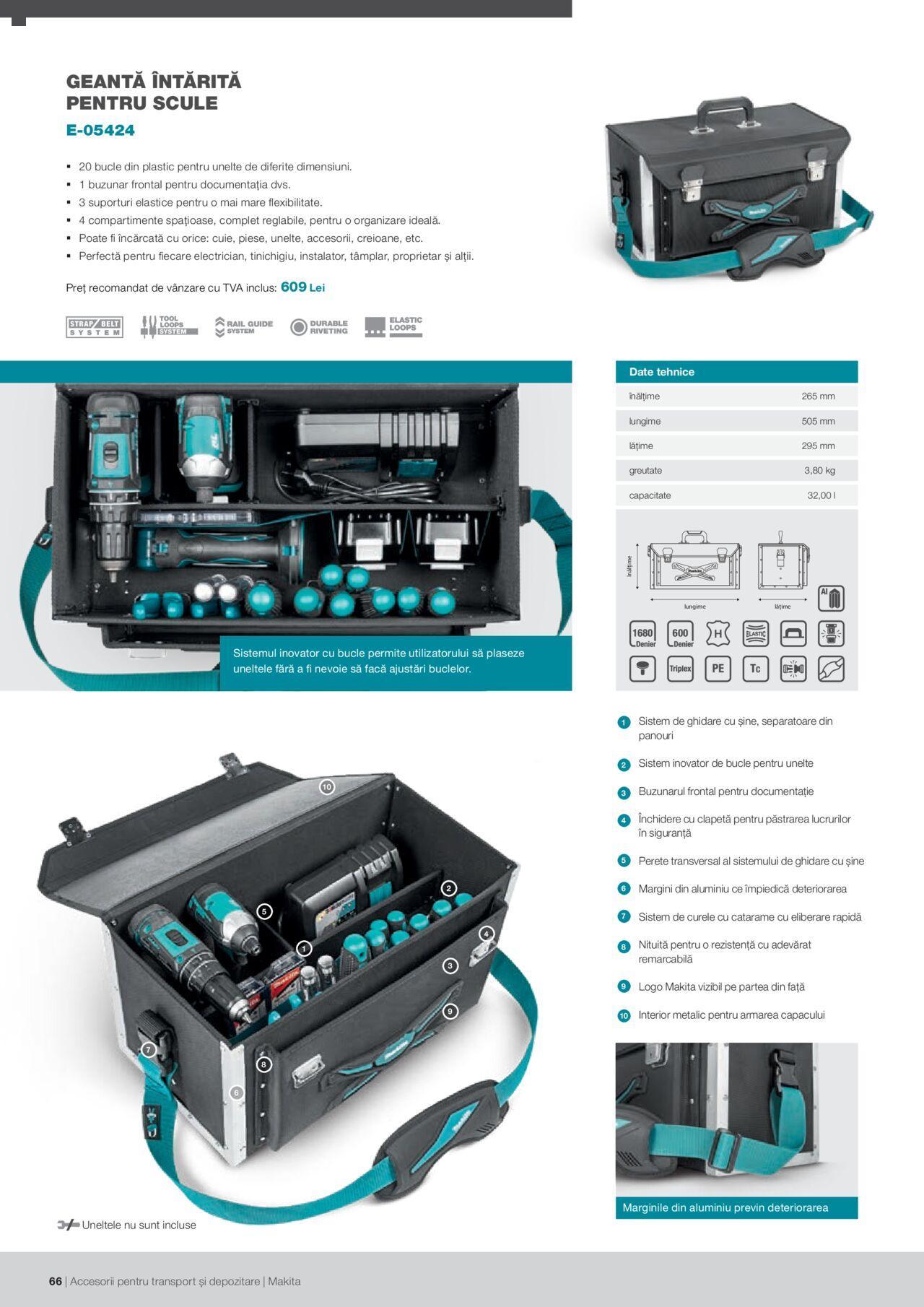 makita - Makita catalog - Accesorii pentru transport si depozitare de luni 06.09.2021 - page: 66 makita - Makita catalog - Accesorii pentru transport si depozitare de luni 06.09.2021 - page: 66