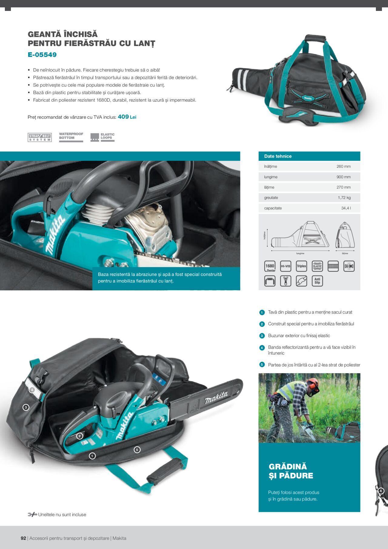 makita - Makita catalog - Accesorii pentru transport si depozitare de luni 06.09.2021 - page: 92 makita - Makita catalog - Accesorii pentru transport si depozitare de luni 06.09.2021 - page: 92