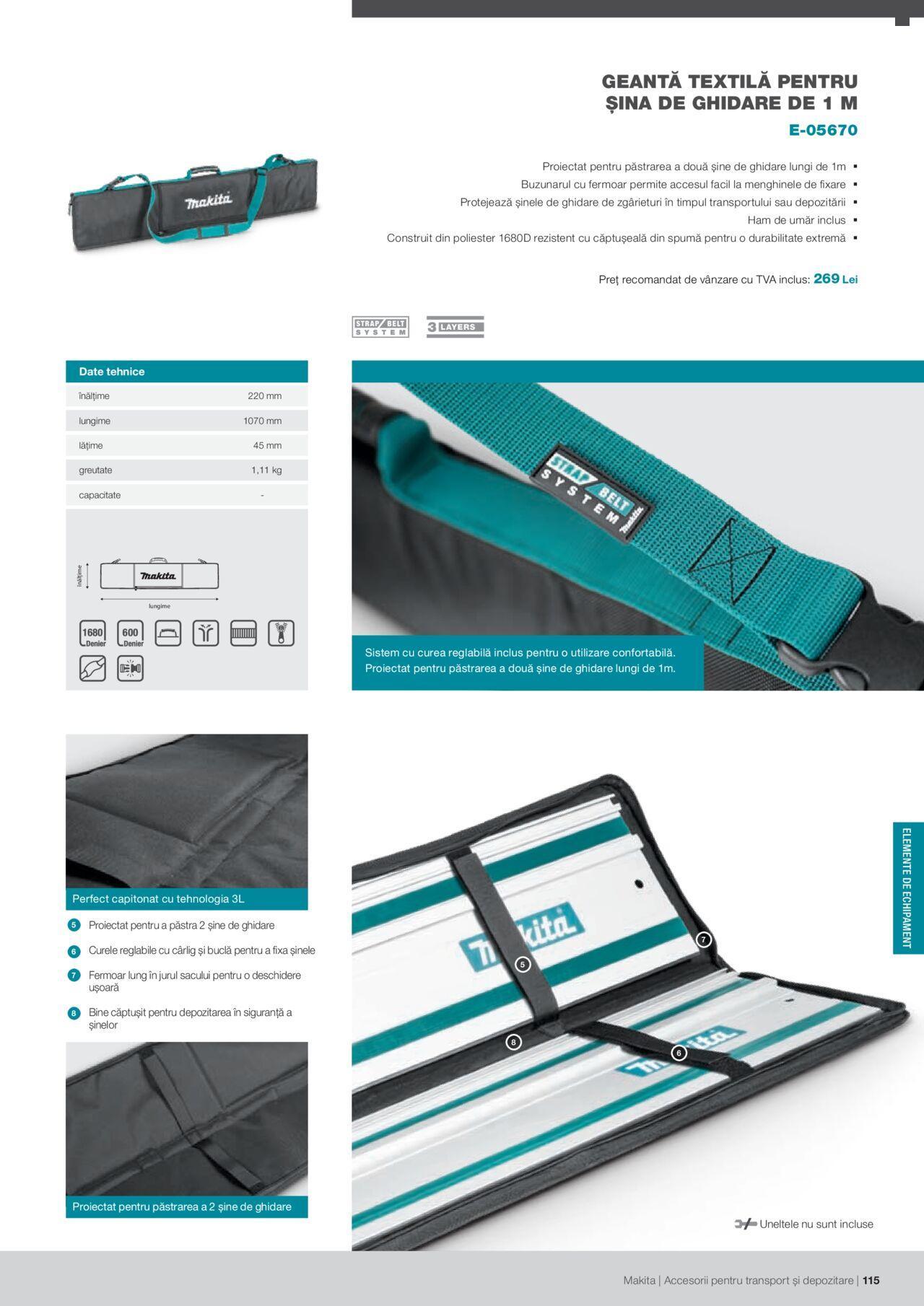 makita - Makita catalog - Accesorii pentru transport si depozitare de luni 06.09.2021 - page: 115 makita - Makita catalog - Accesorii pentru transport si depozitare de luni 06.09.2021 - page: 115