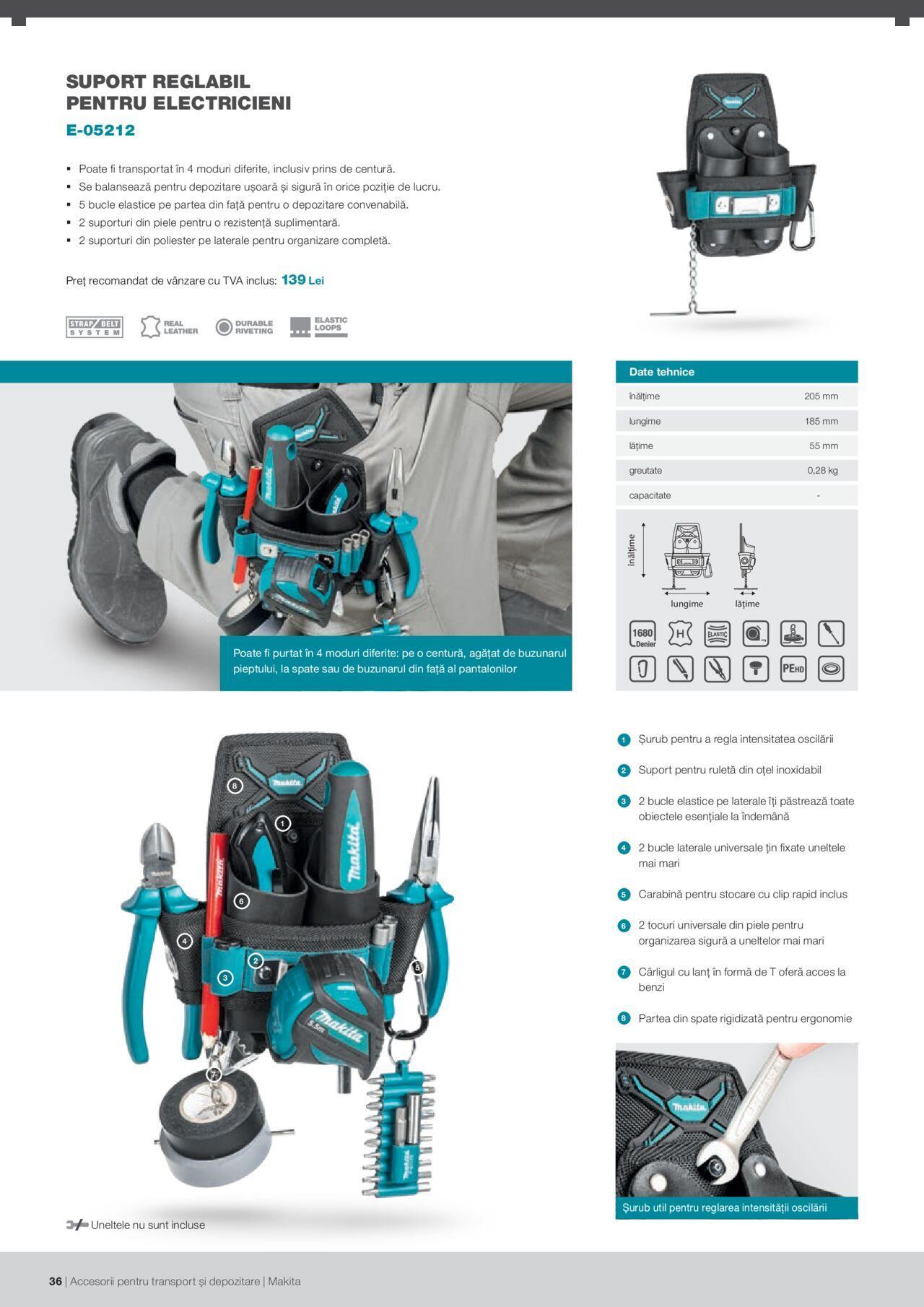 makita - Makita catalog - Accesorii pentru transport si depozitare de luni 06.09.2021 - page: 36 makita - Makita catalog - Accesorii pentru transport si depozitare de luni 06.09.2021 - page: 36