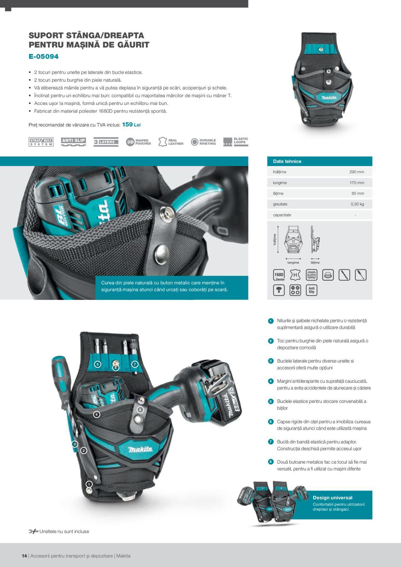 makita - Makita catalog - Accesorii pentru transport si depozitare de luni 06.09.2021 - page: 14 makita - Makita catalog - Accesorii pentru transport si depozitare de luni 06.09.2021 - page: 14