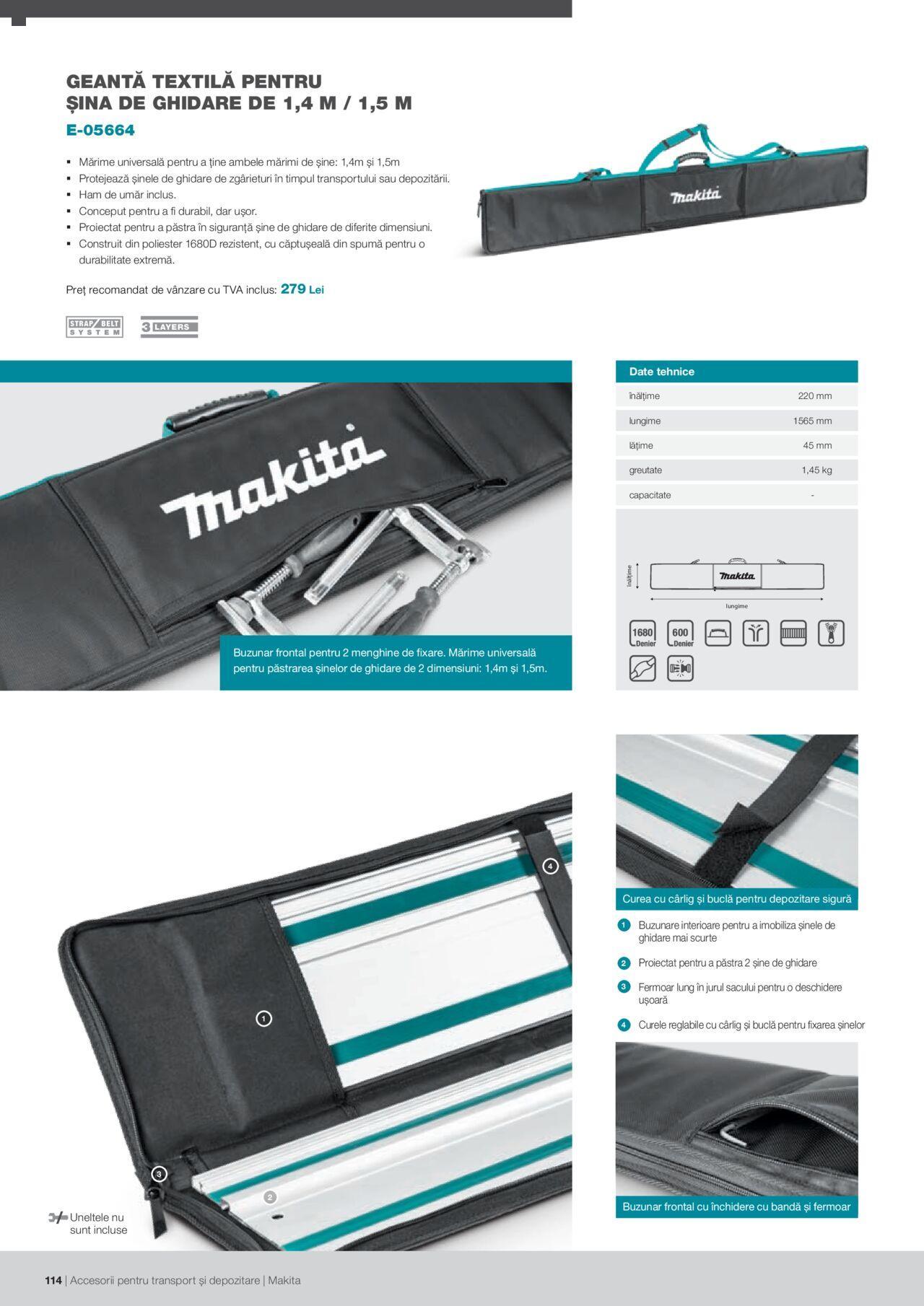 makita - Makita catalog - Accesorii pentru transport si depozitare de luni 06.09.2021 - page: 114 makita - Makita catalog - Accesorii pentru transport si depozitare de luni 06.09.2021 - page: 114