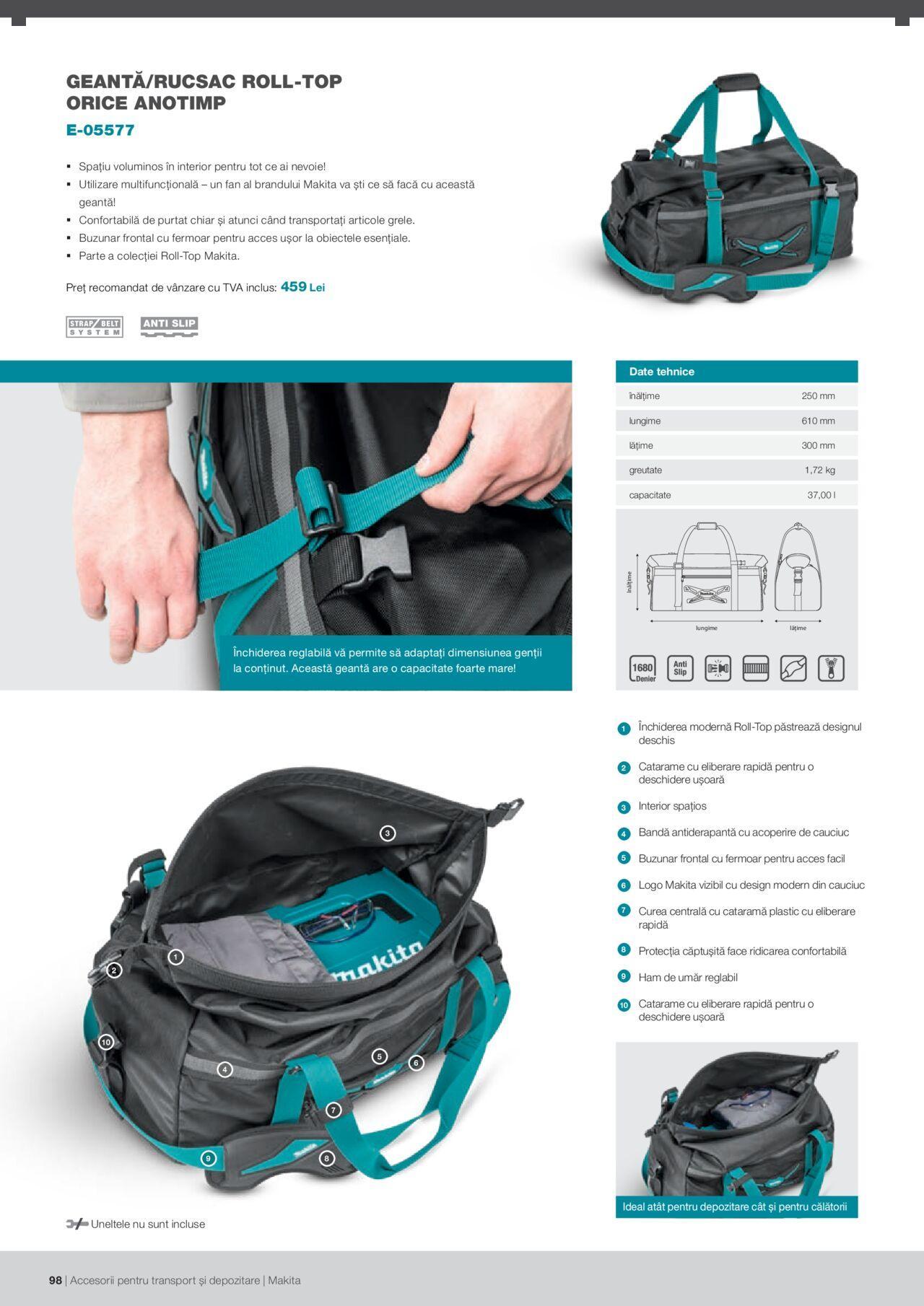 makita - Makita catalog - Accesorii pentru transport si depozitare de luni 06.09.2021 - page: 98 makita - Makita catalog - Accesorii pentru transport si depozitare de luni 06.09.2021 - page: 98