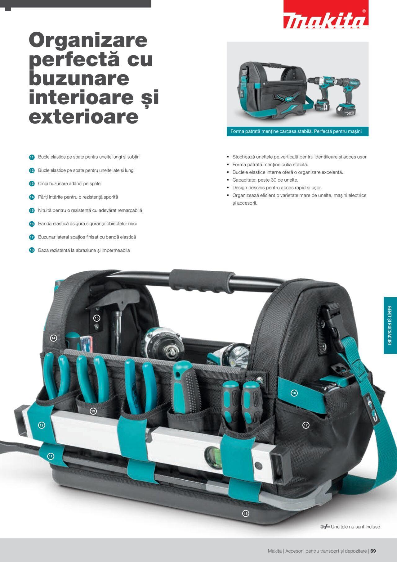 makita - Makita catalog - Accesorii pentru transport si depozitare de luni 06.09.2021 - page: 69 makita - Makita catalog - Accesorii pentru transport si depozitare de luni 06.09.2021 - page: 69