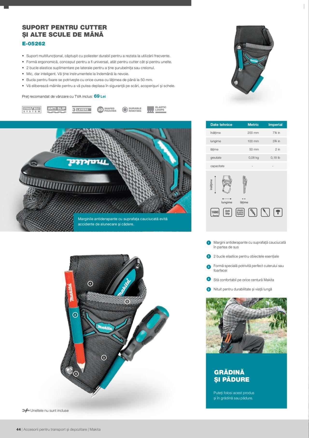 makita - Makita catalog - Accesorii pentru transport si depozitare de luni 06.09.2021 - page: 44 makita - Makita catalog - Accesorii pentru transport si depozitare de luni 06.09.2021 - page: 44