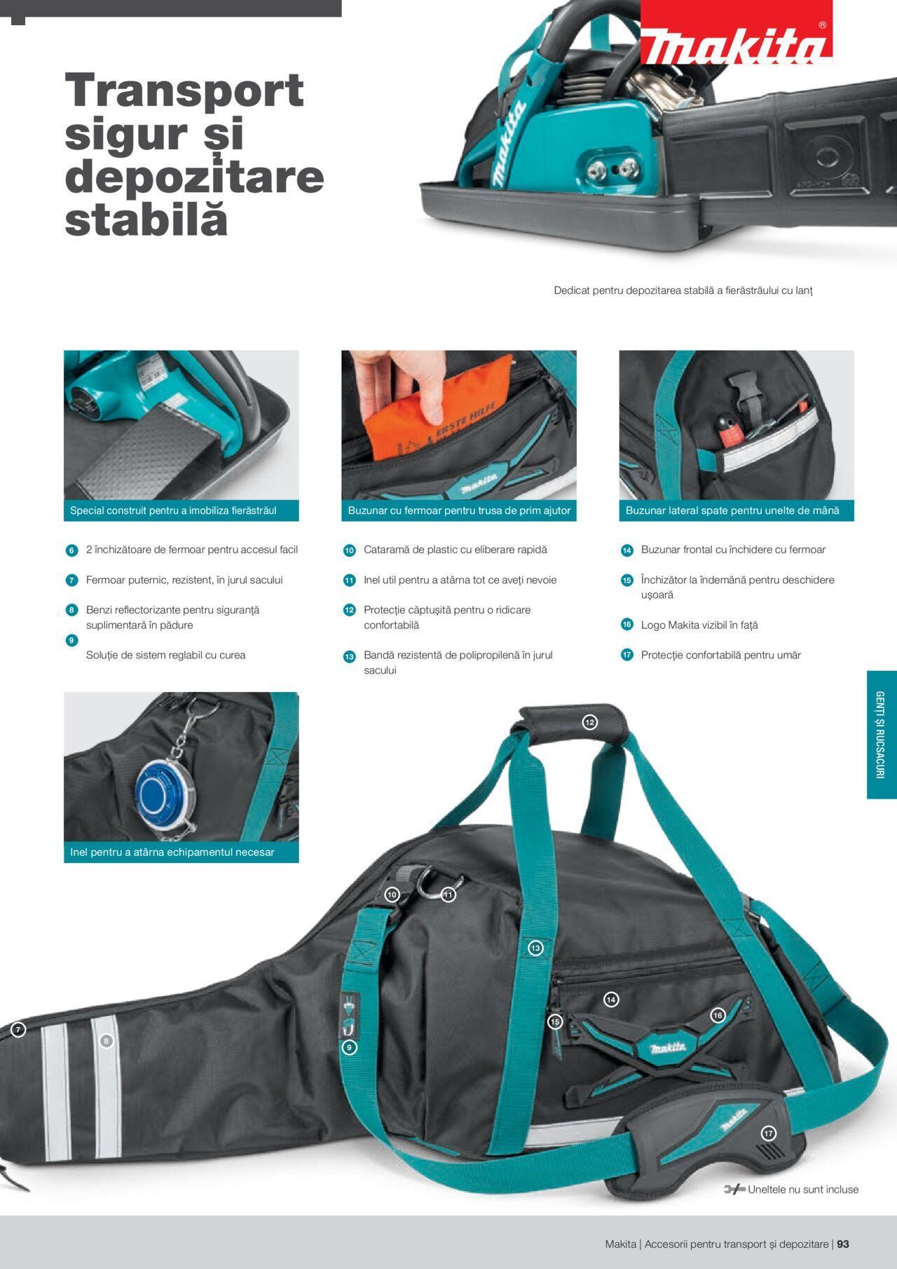 makita - Makita catalog - Accesorii pentru transport si depozitare de luni 06.09.2021 - page: 93 makita - Makita catalog - Accesorii pentru transport si depozitare de luni 06.09.2021 - page: 93