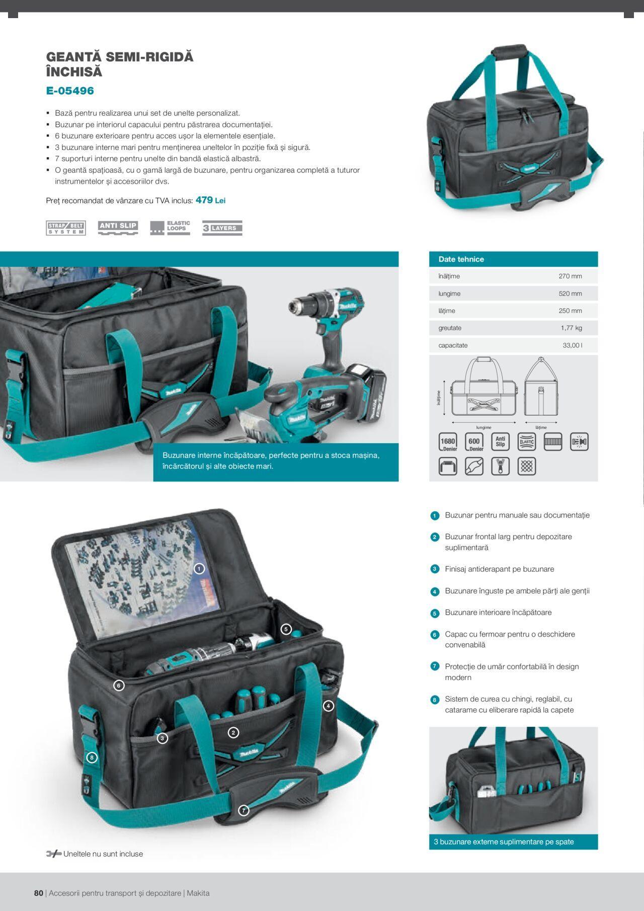 makita - Makita catalog - Accesorii pentru transport si depozitare de luni 06.09.2021 - page: 80 makita - Makita catalog - Accesorii pentru transport si depozitare de luni 06.09.2021 - page: 80
