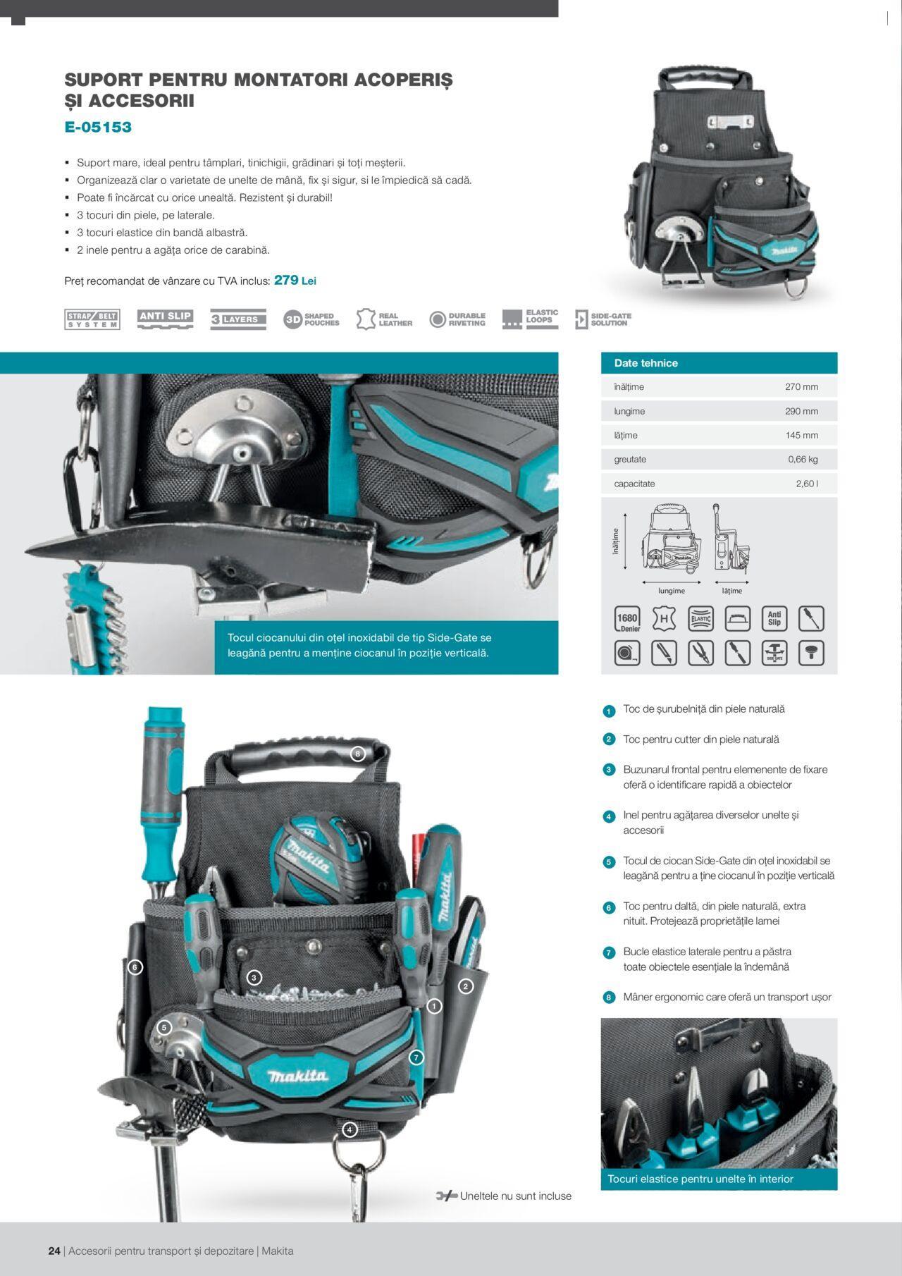 makita - Makita catalog - Accesorii pentru transport si depozitare de luni 06.09.2021 - page: 24 makita - Makita catalog - Accesorii pentru transport si depozitare de luni 06.09.2021 - page: 24