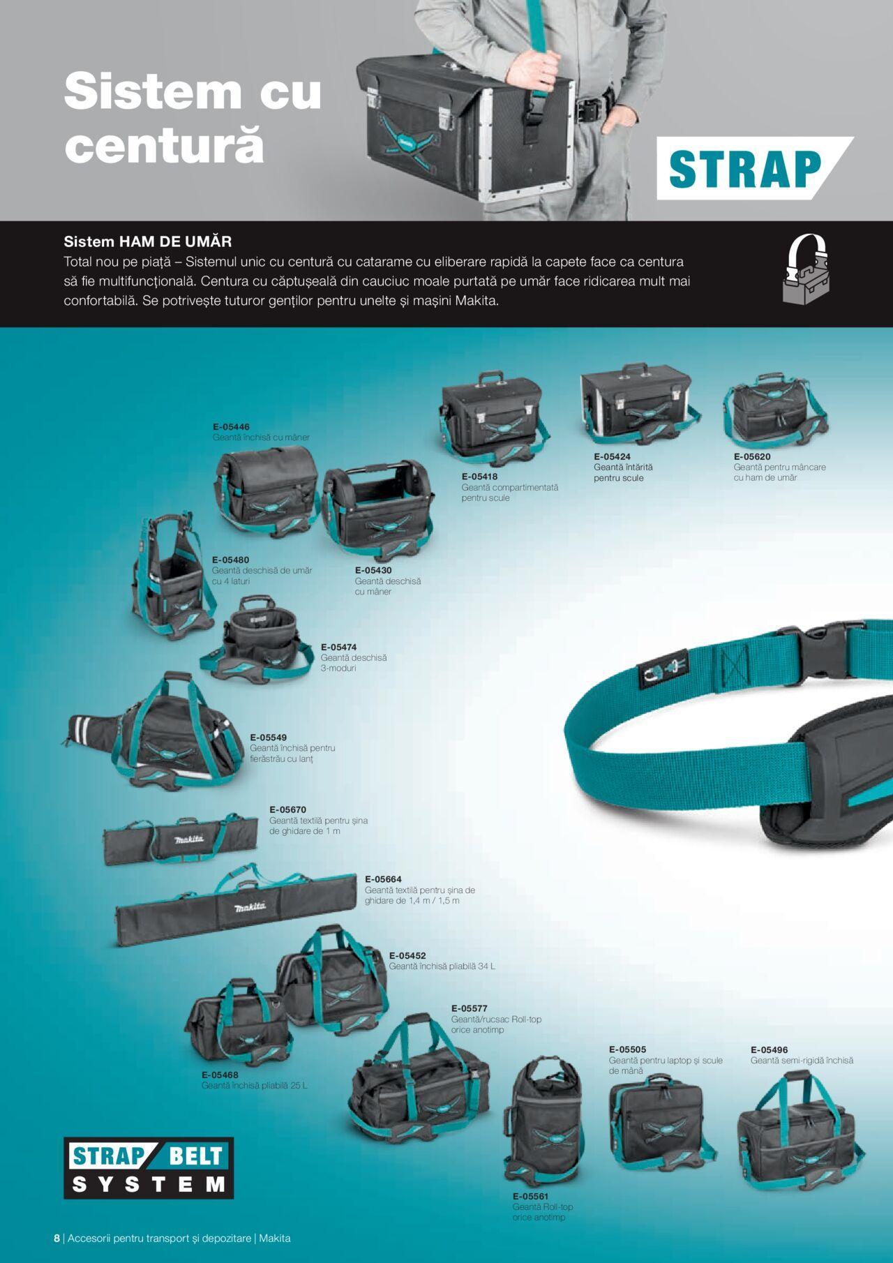 makita - Makita catalog - Accesorii pentru transport si depozitare de luni 06.09.2021 - page: 8 makita - Makita catalog - Accesorii pentru transport si depozitare de luni 06.09.2021 - page: 8