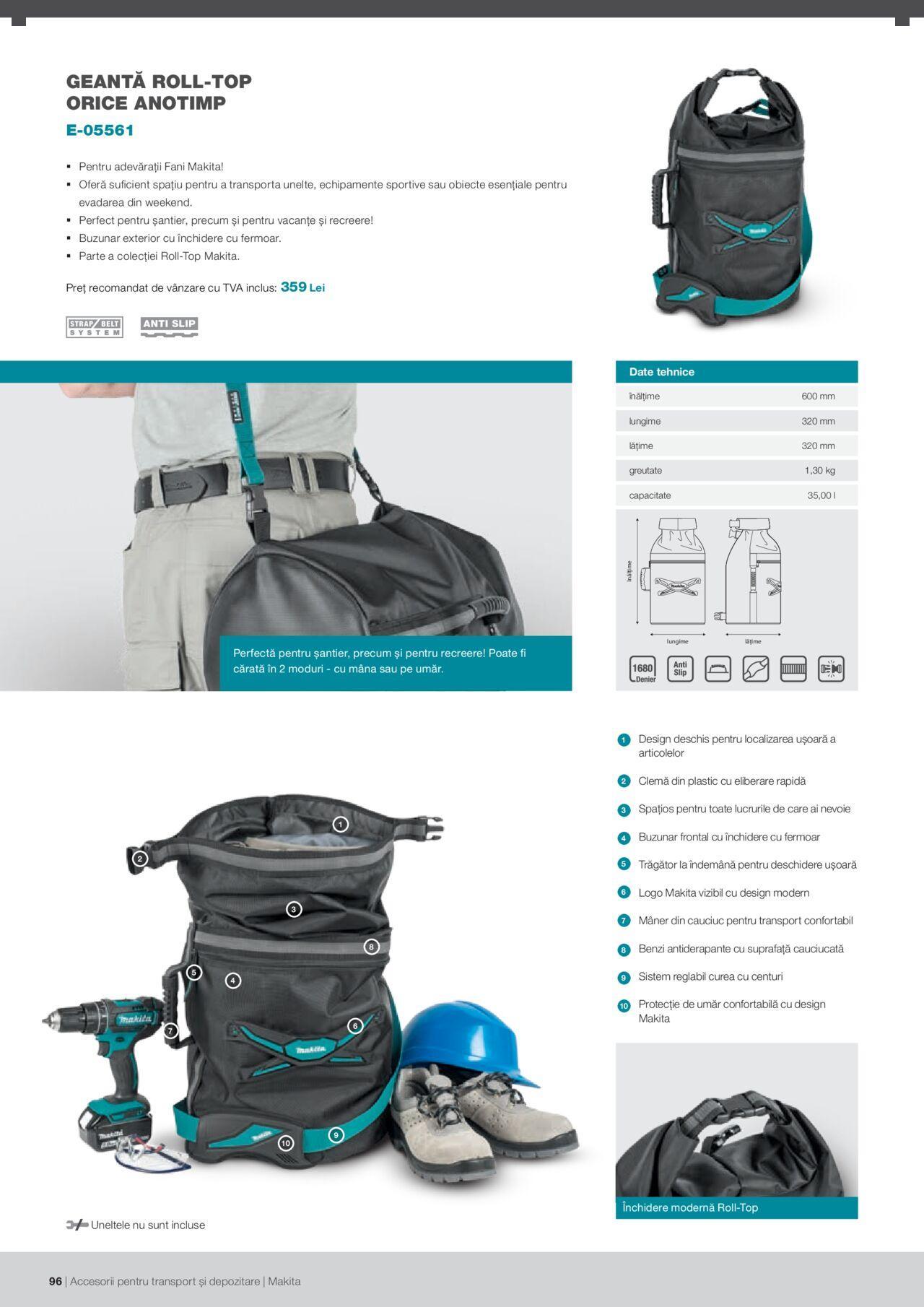 makita - Makita catalog - Accesorii pentru transport si depozitare de luni 06.09.2021 - page: 96 makita - Makita catalog - Accesorii pentru transport si depozitare de luni 06.09.2021 - page: 96